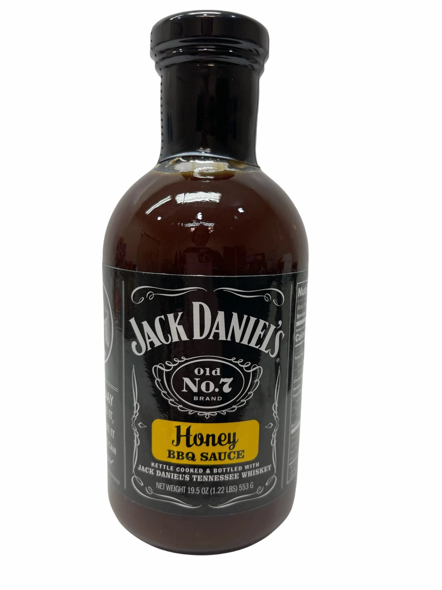 Jack Daniels 19.5oz BBQ Sauce Bundle: Original, Sweet & Spicy, Honey and Recipe Card
