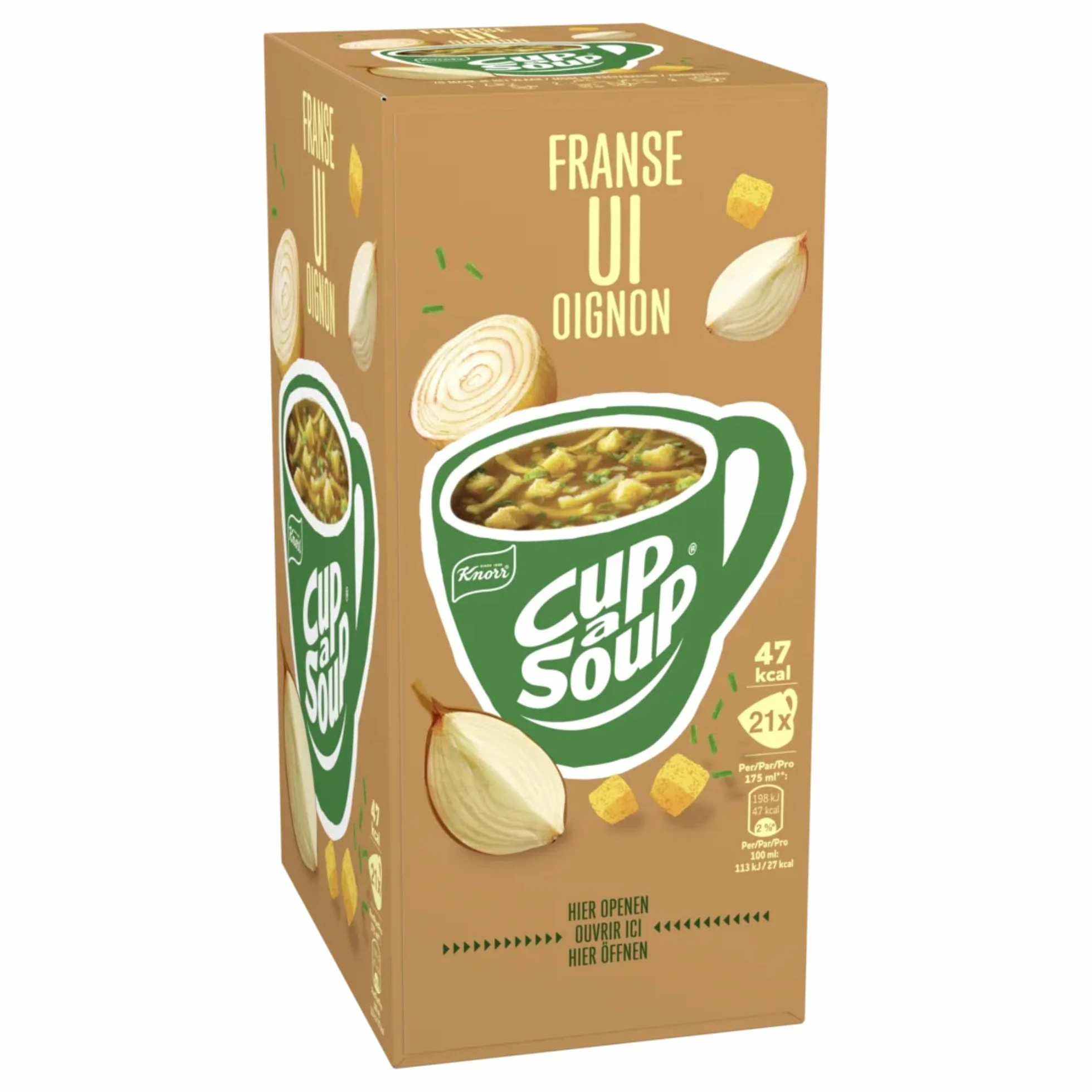 Cup A Soup Cebolla Francesa 21 Piezas Unidades