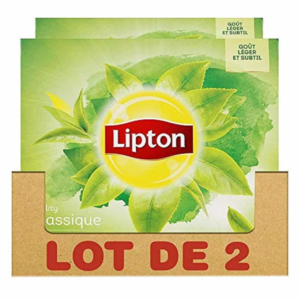 Lipton Té Verde Clásico, Sabor Ligero y Sutil, Rainforest Alliance 100 Bolsas