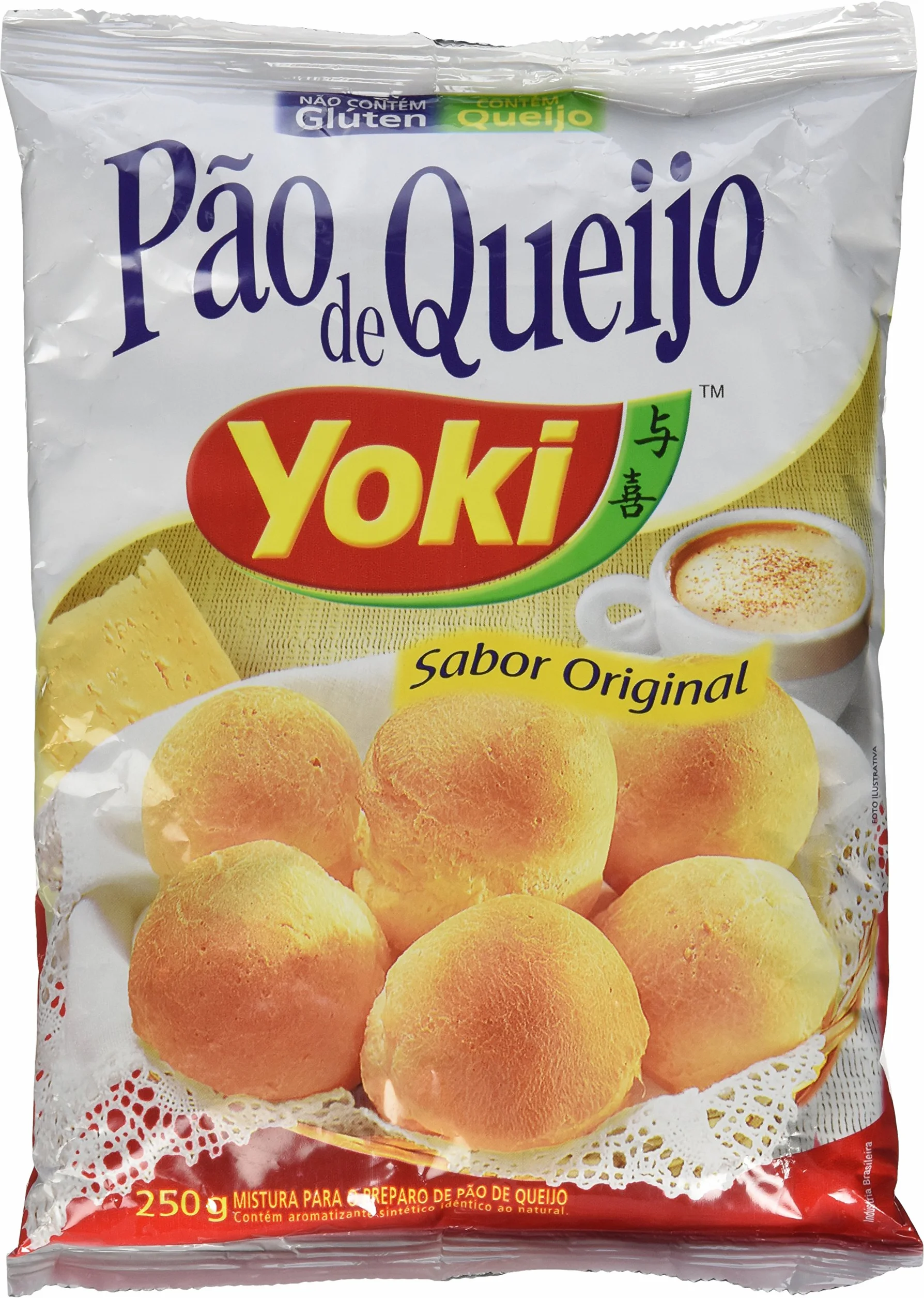 Yoki Cheese Bread Mix Pão de Queijo 8.8oz (200g) Pack of 4 Gluten Free
