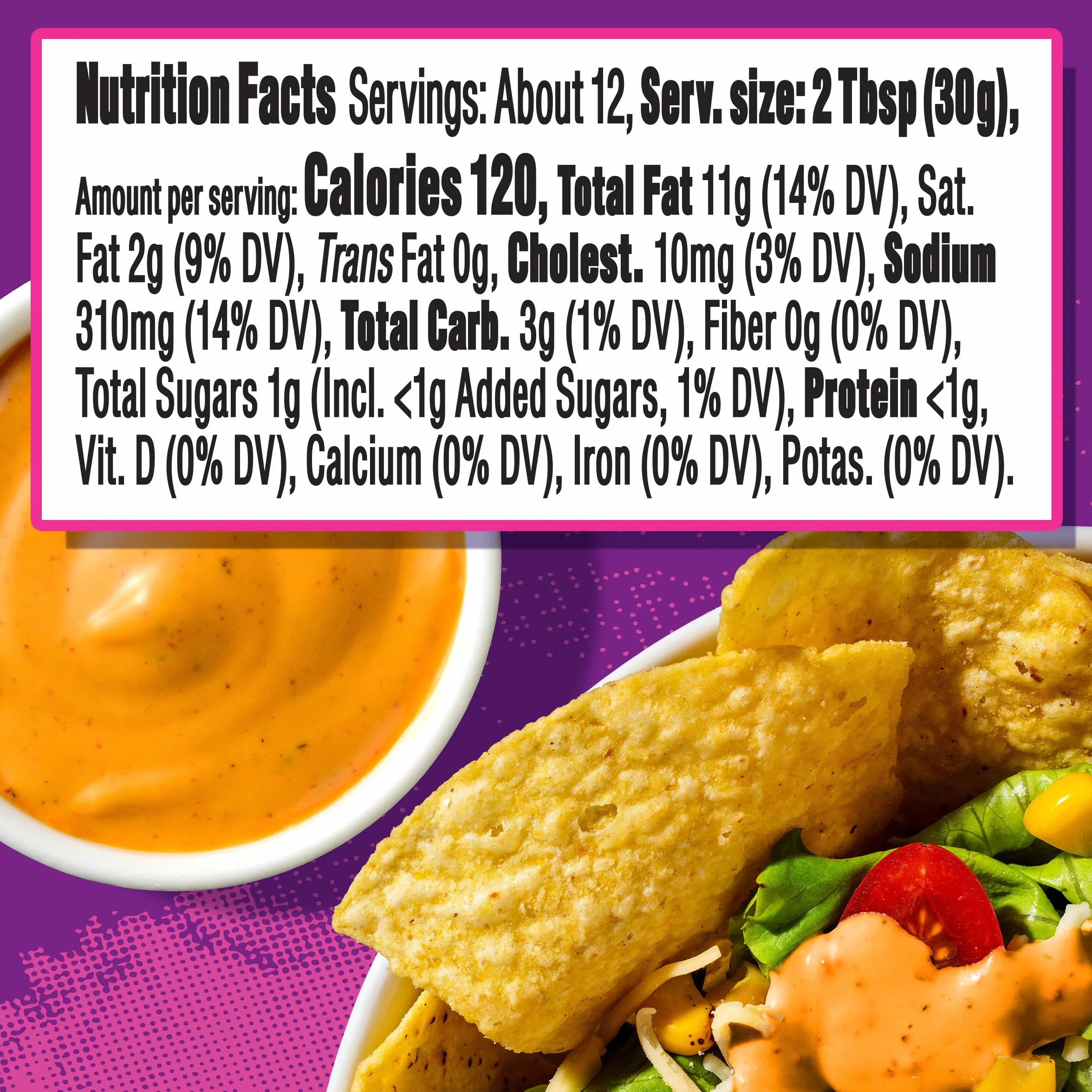 Creamy Chipotle Sauce 12 Fl Oz Squeezable Bottle
