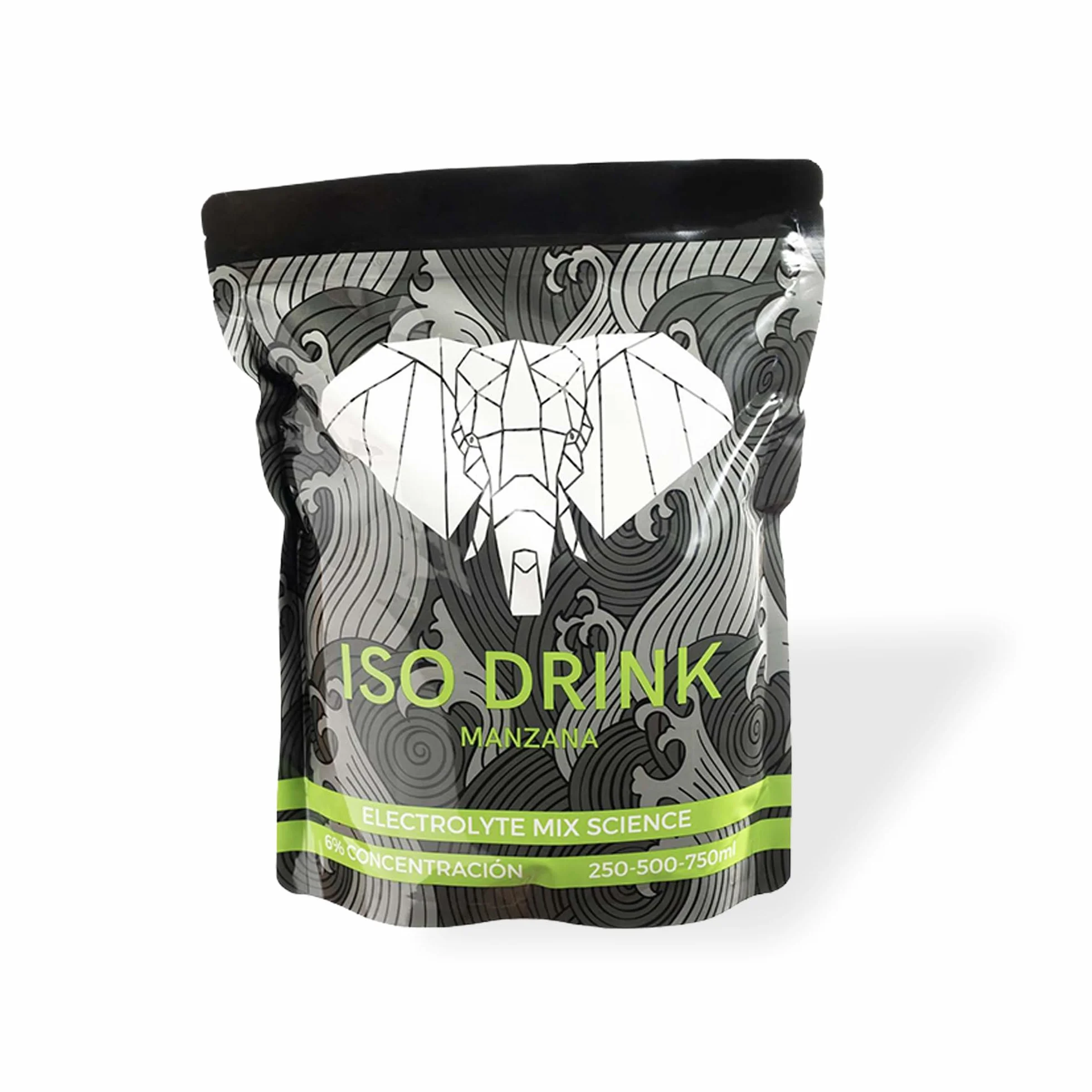 FANTÉ Iso Drink Manzana Verde | Bebida Isotónica en Polvo con 45 g de Carbohidratos, 300 mg de Sodio y Ratio 1:0,8 para Running, Ciclismo y Resistencia (Saco 500 g)