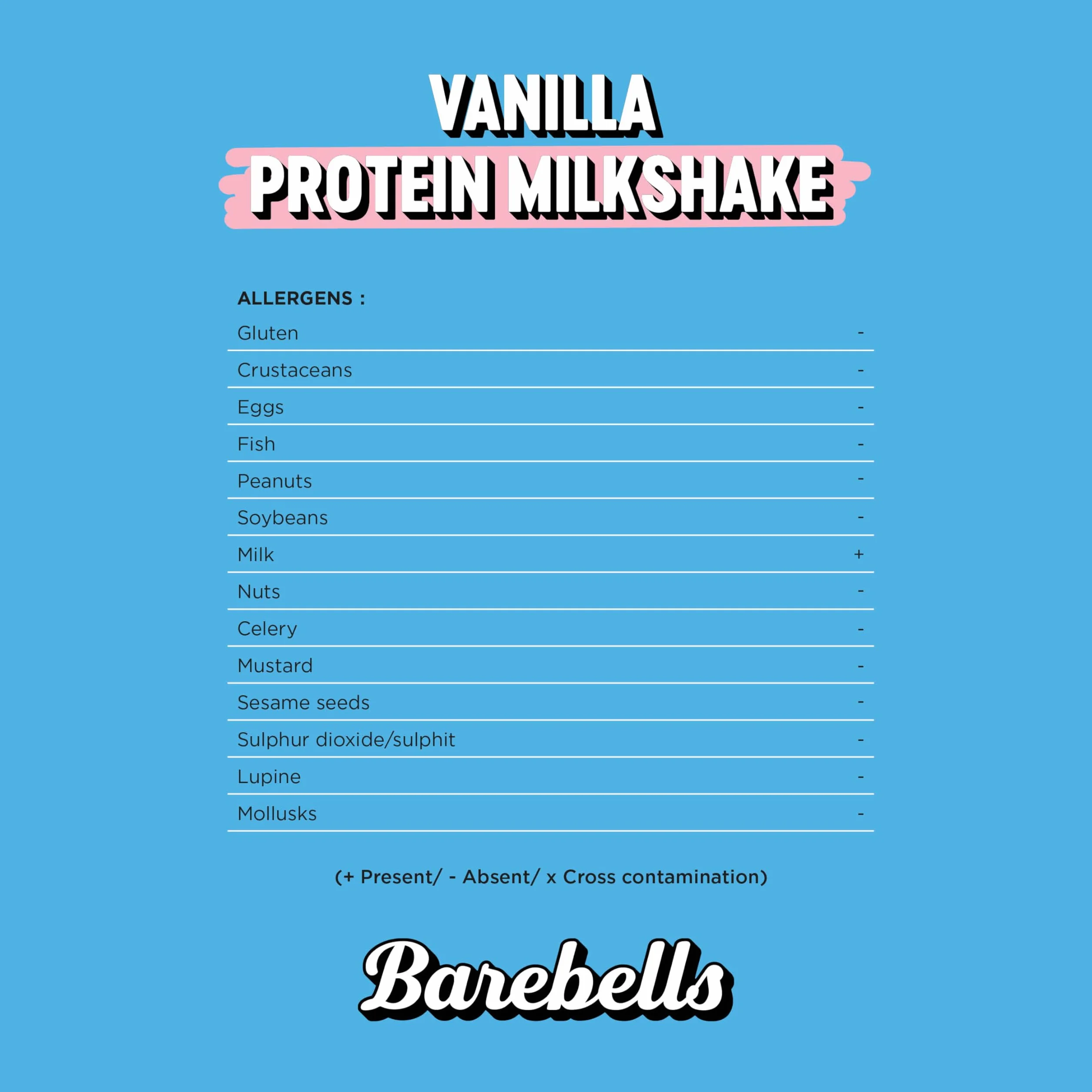 Barebells Batido de Proteínas Cremoso Vainilla 24g Proteína Sin Lactosa 8x330ml