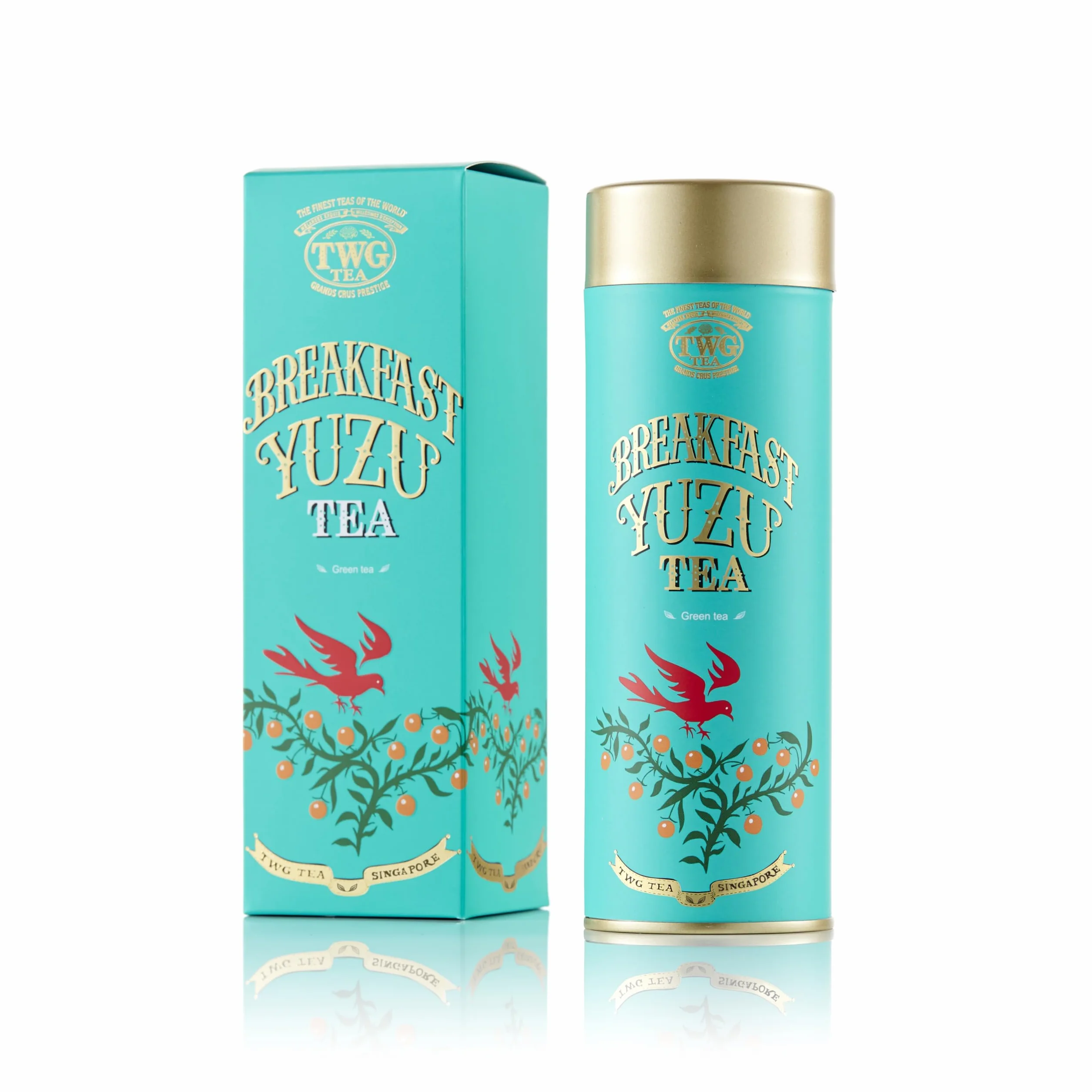 TWG Tea | Breakfast Yuzu Tea | Té Verde | yuzu | Lata Alta Costura, 100G | Caja de Regalo Originales