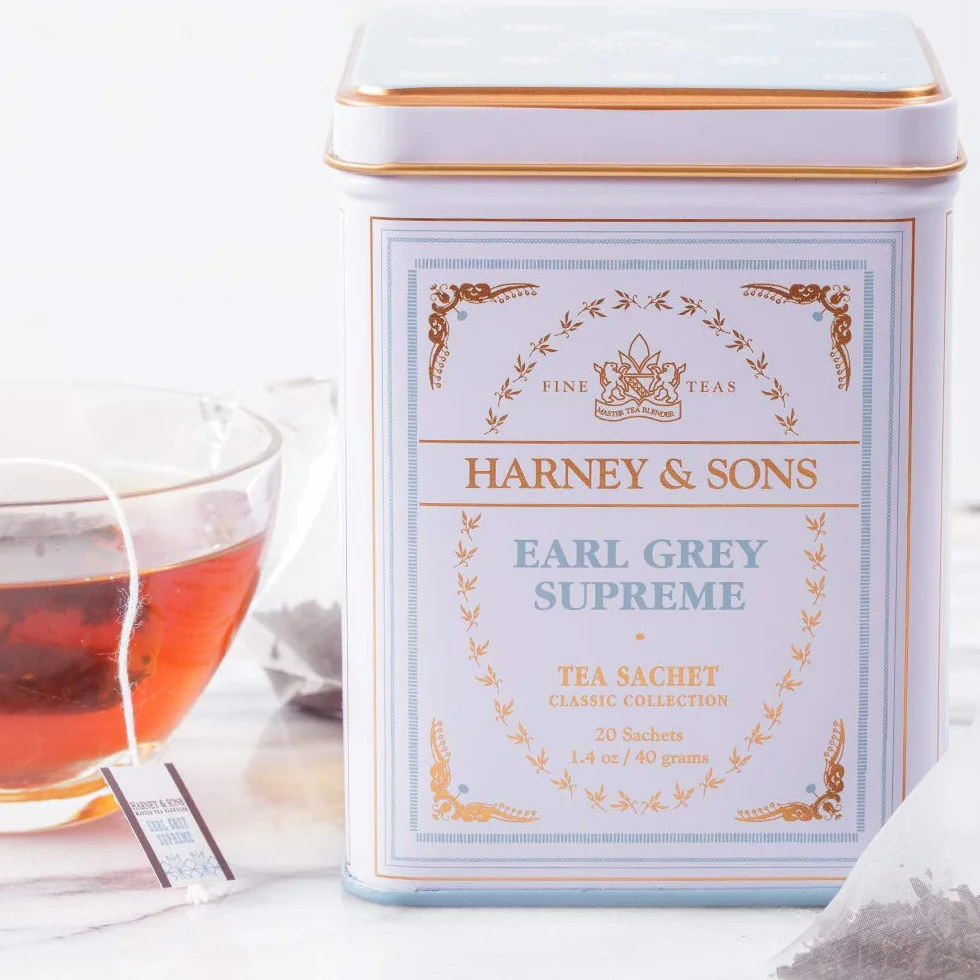 Harney & Sons Earl Grey Supreme Black Tea, 20 Sachets