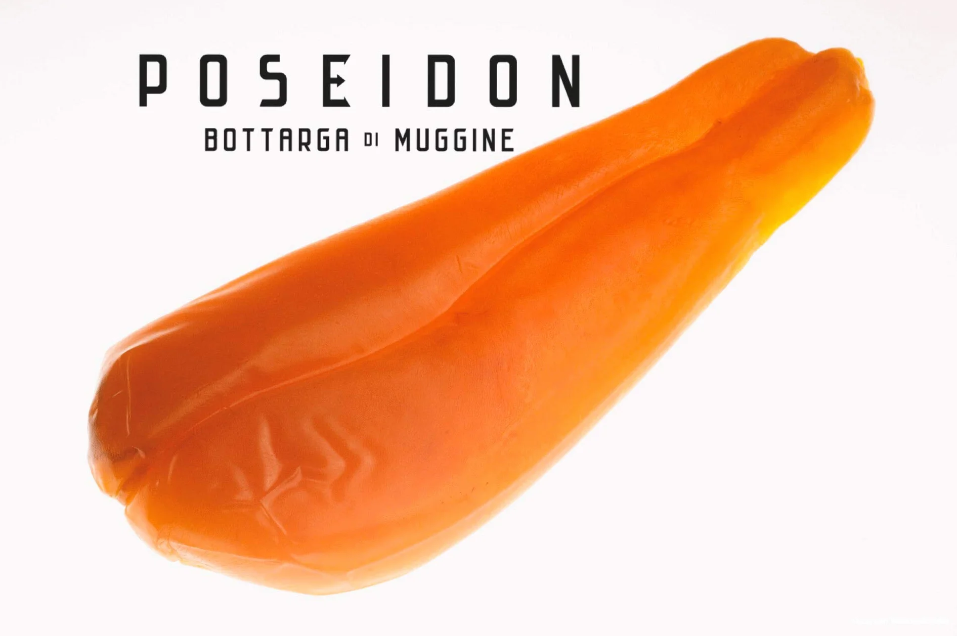Poseidon Bottarga huevas de salmonete sazonadas Superfood mediterránea de Cerdeña Importado 100-130 gm Kosher