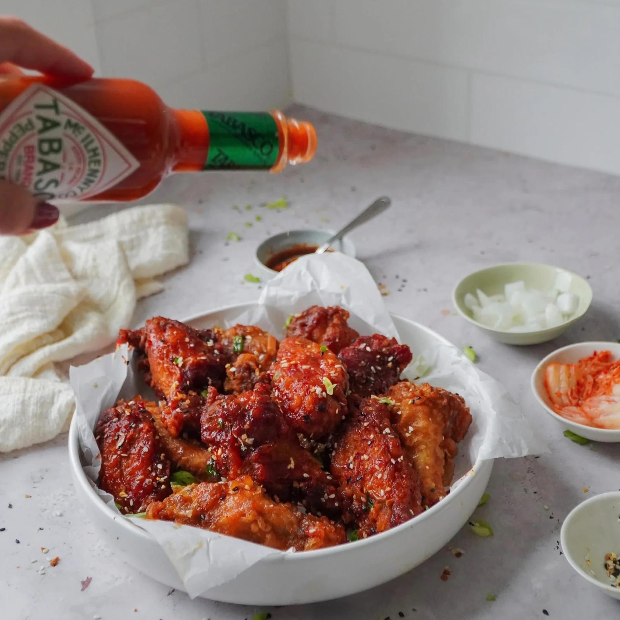 TABASCO® Original Red Pepper Sauce 2 x 350ml Salsa de Chile Picante Botella de Cristal