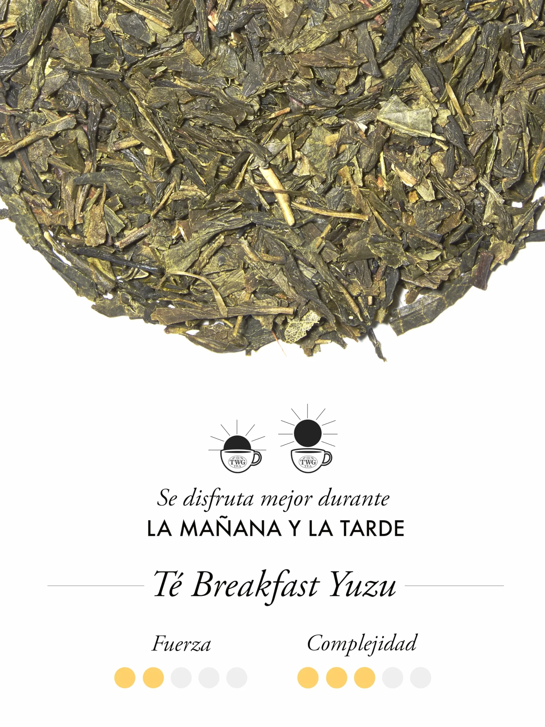 TWG Tea | Breakfast Yuzu Tea | Té Verde | yuzu | Lata Alta Costura, 100G | Caja de Regalo Originales