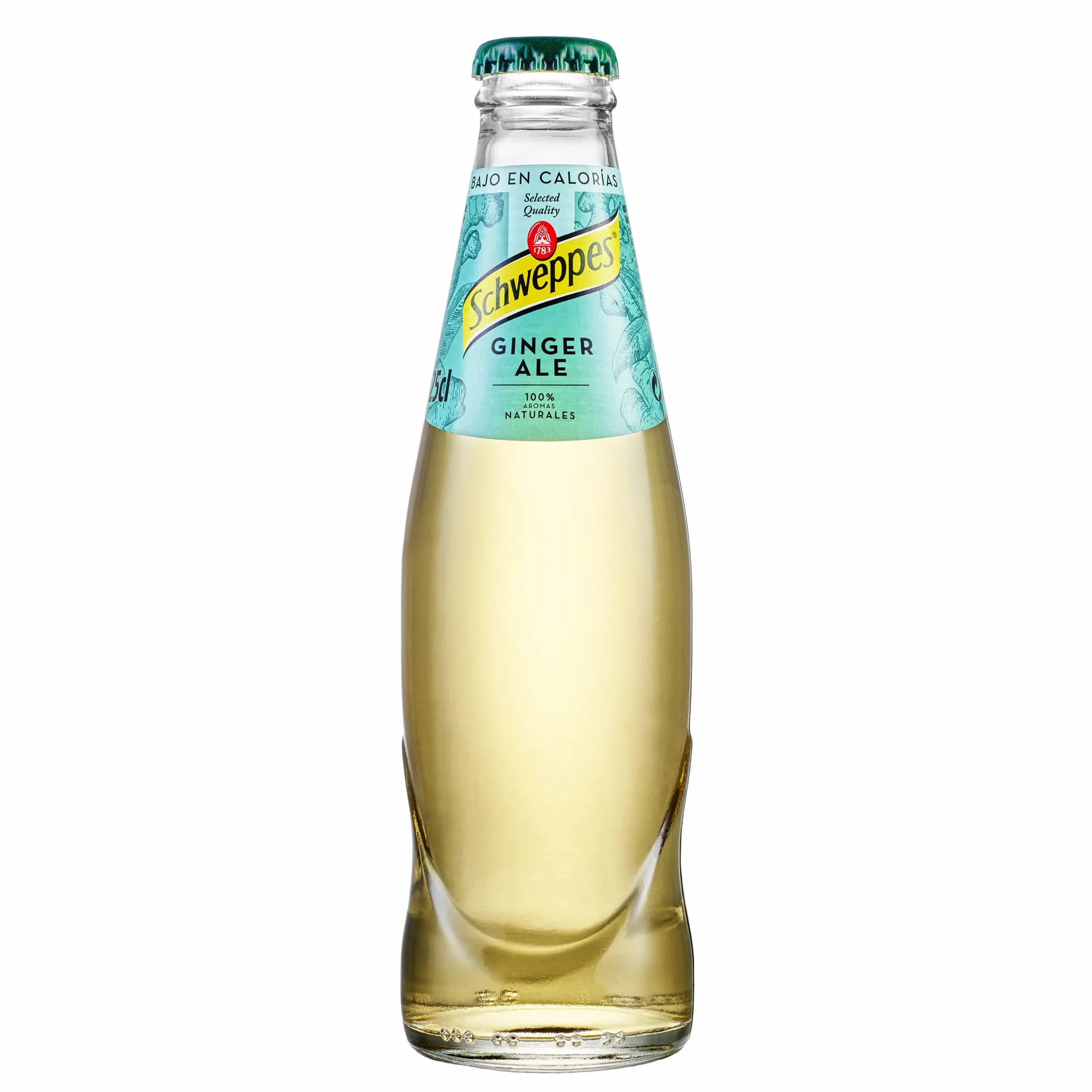 Schweppes Ginger Ale Bebida Refrescante Vidrio Pack 6x25cl