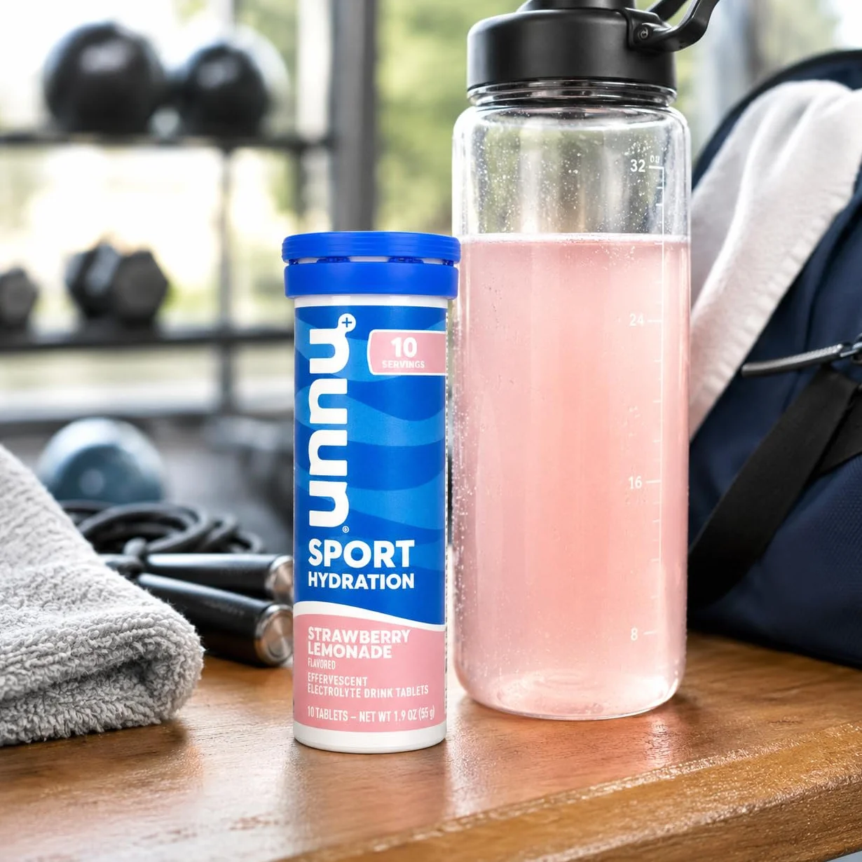 Nuun Active Strawberry Lemonade Electrolyte Drink Tablets 10 Tabs