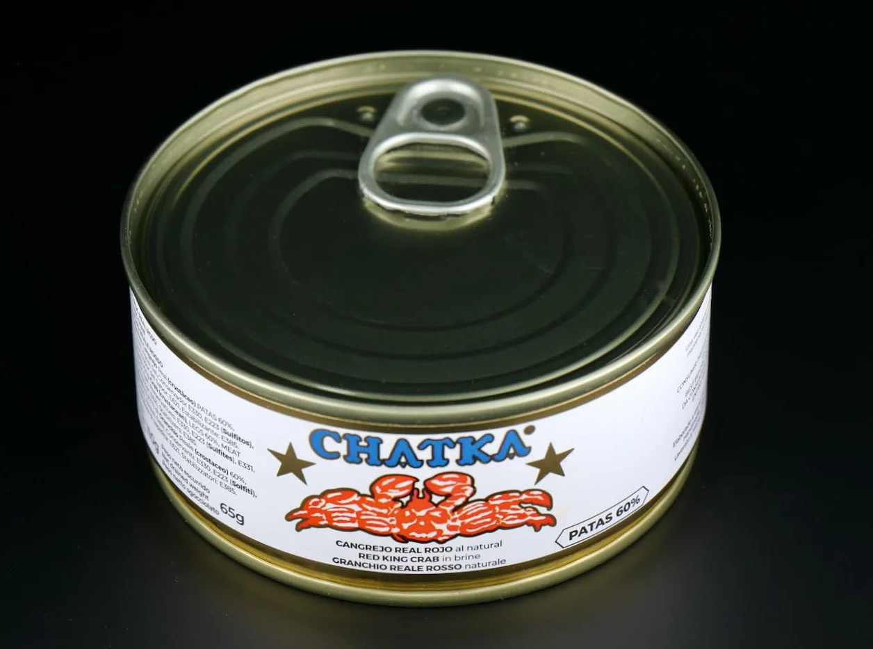 Conserva de cangrejo Real rojo 60% patas y carne desmigada 65 g