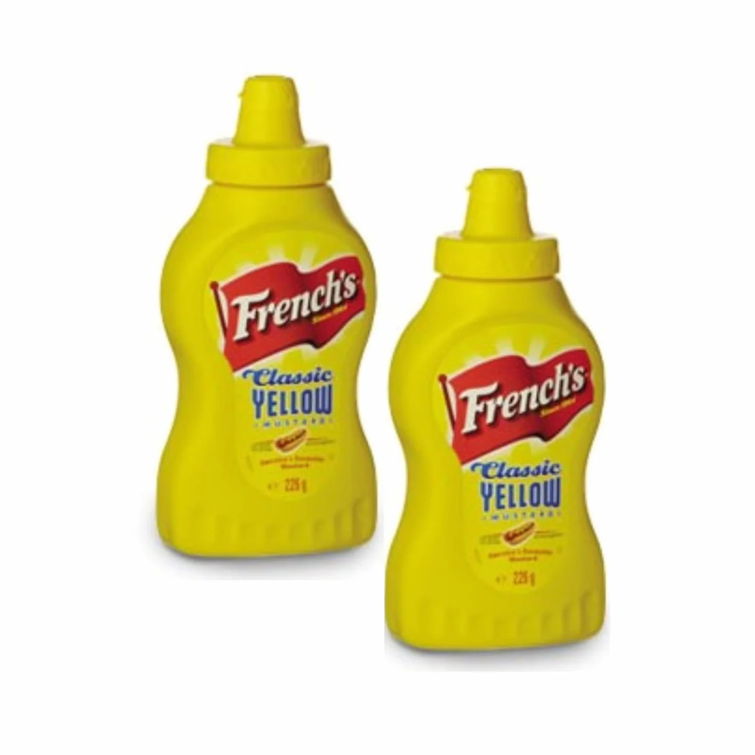 Senape estadounidense de CMC French | Ideale de mostaza americana por hot dog y fritte de patatine | mostaza gialla 2 confezioni da 226 g