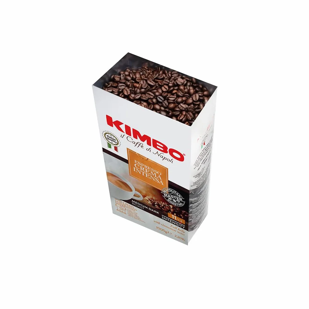 Kimbo Crema Intensa Granos de Café Enteros Tueste Medio 1kg
