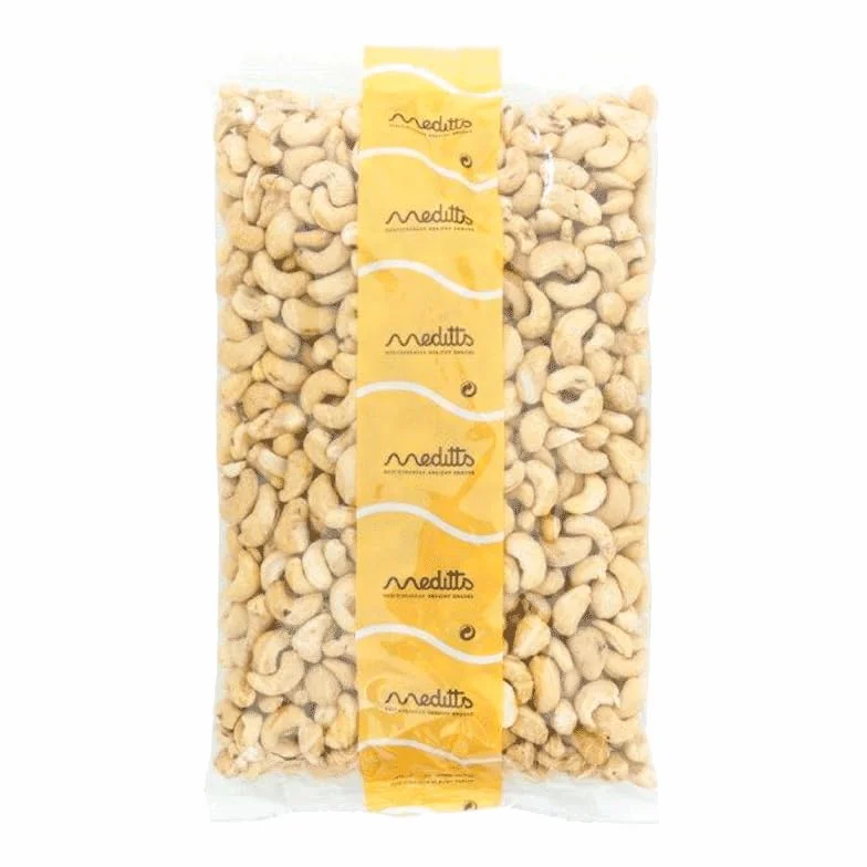 Meditts - Anacardo Crudo 1 kg | 100% Natural y Sin Sal | Sin Gluten | Rico en Proteínas, Fibra y Grasas Saludables | Snack Nutritivo y Energético | Apto para Dietas Keto, Veganas y Vegetarianas