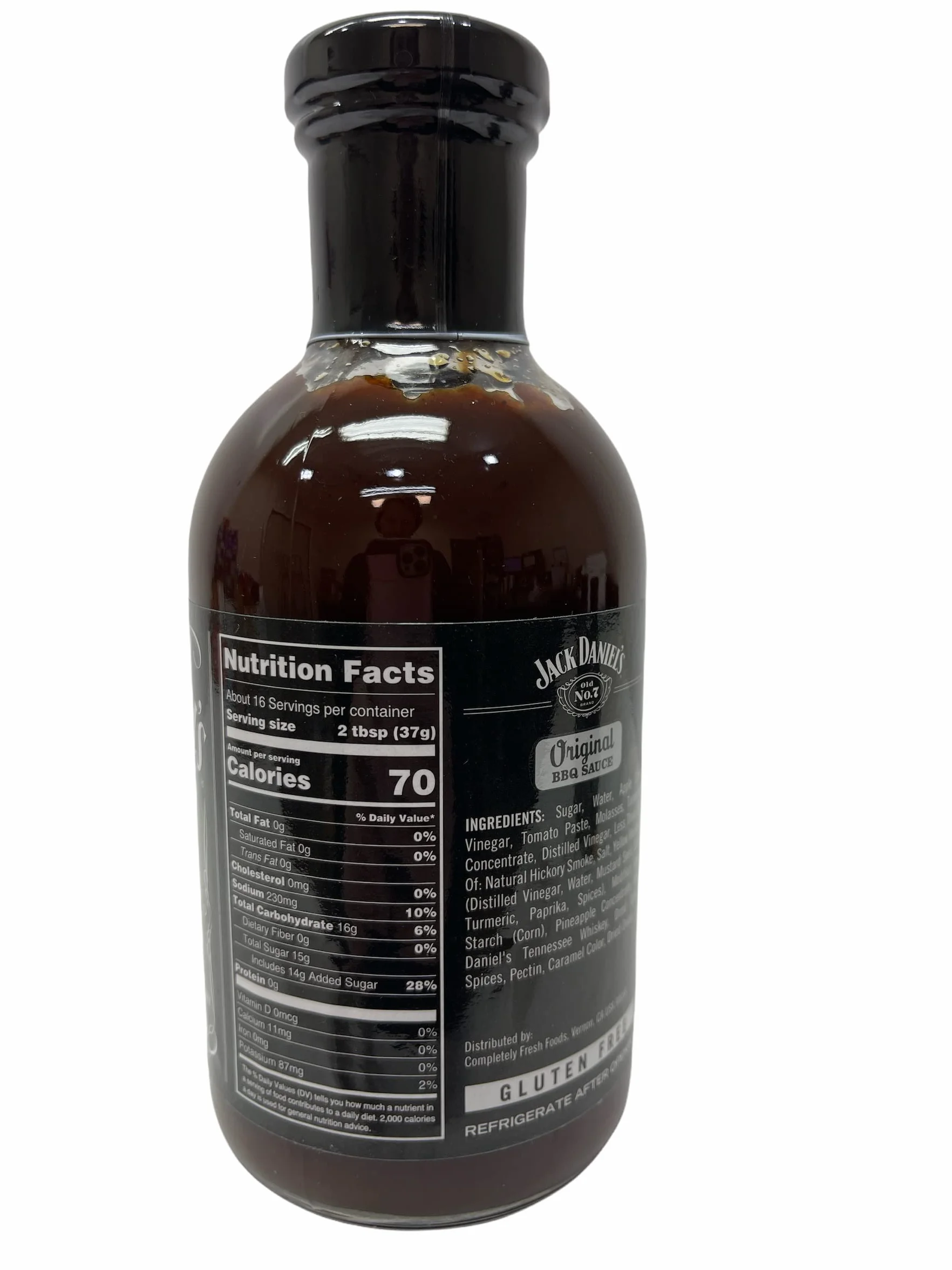 Jack Daniels 19.5oz BBQ Sauce Bundle: Original, Sweet & Spicy, Honey and Recipe Card