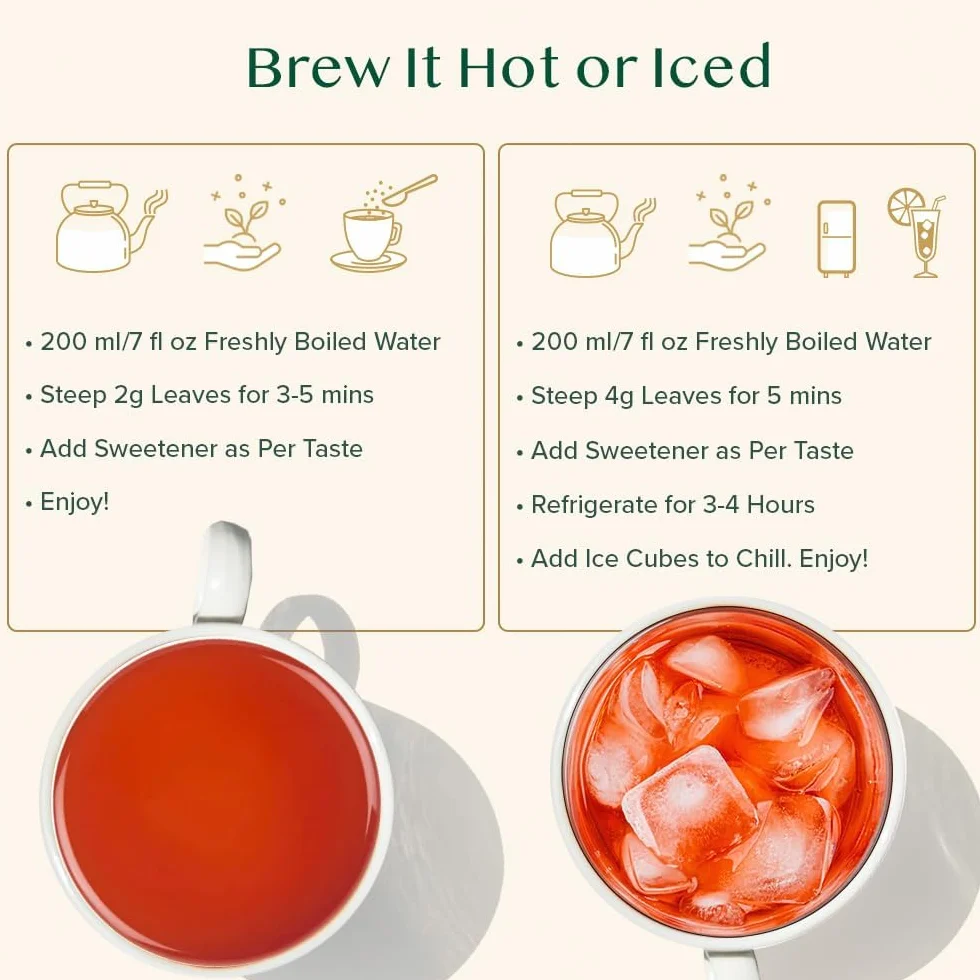 VAHDAM, Hojas De Té Negro Darjeeling De Himalaya - 340g (+170 Tazas) Té Darjeeling Puro | Rico Y Aromatico | De Hojas Sueltas De Grado De La India | Te Negro Granel