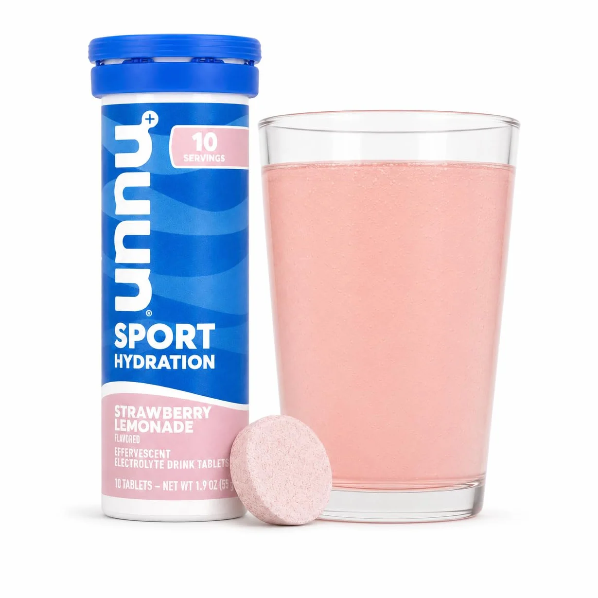 Nuun Active Strawberry Lemonade Electrolyte Drink Tablets 10 Tabs