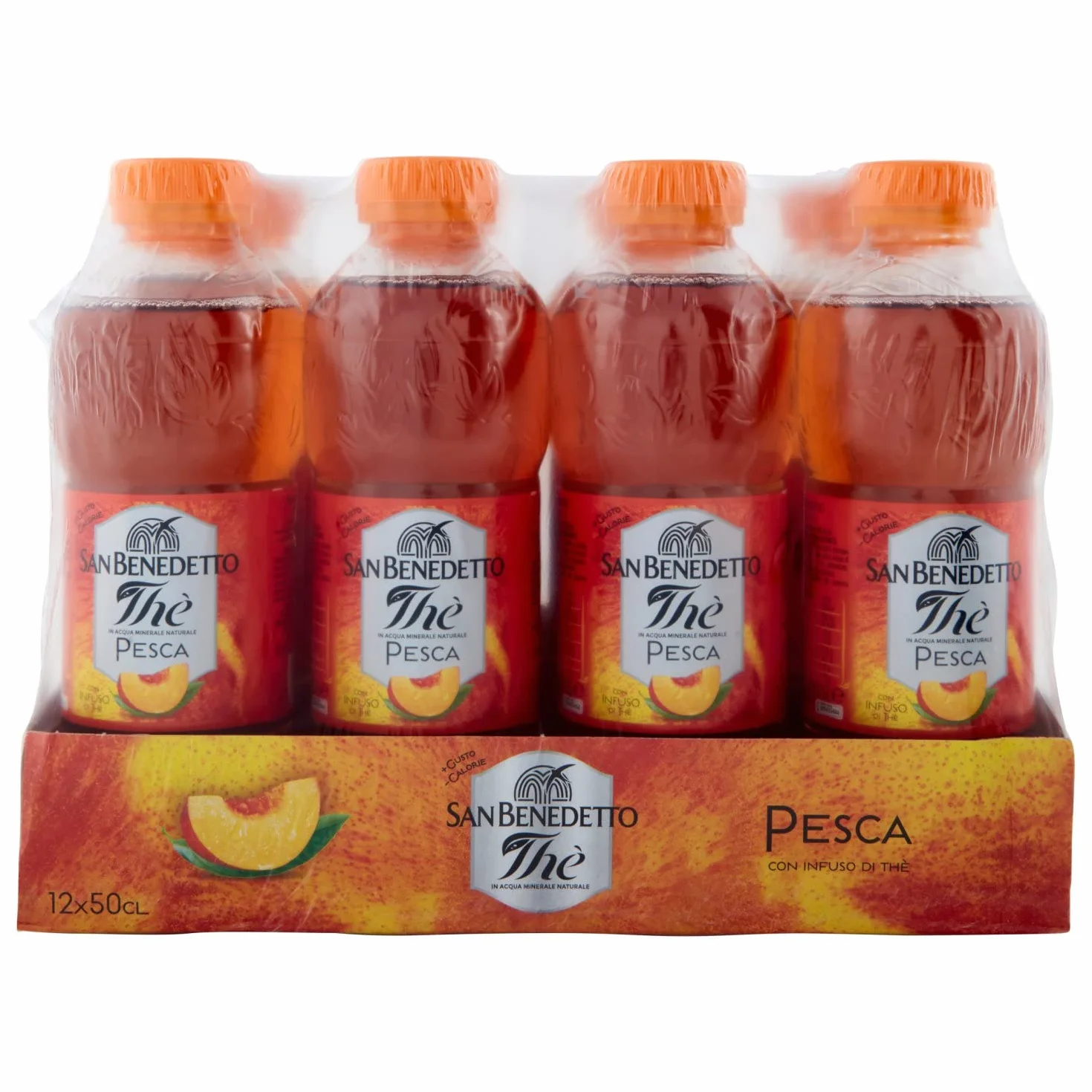 San Benedetto Té helado melocotón 500 ml pack de 12