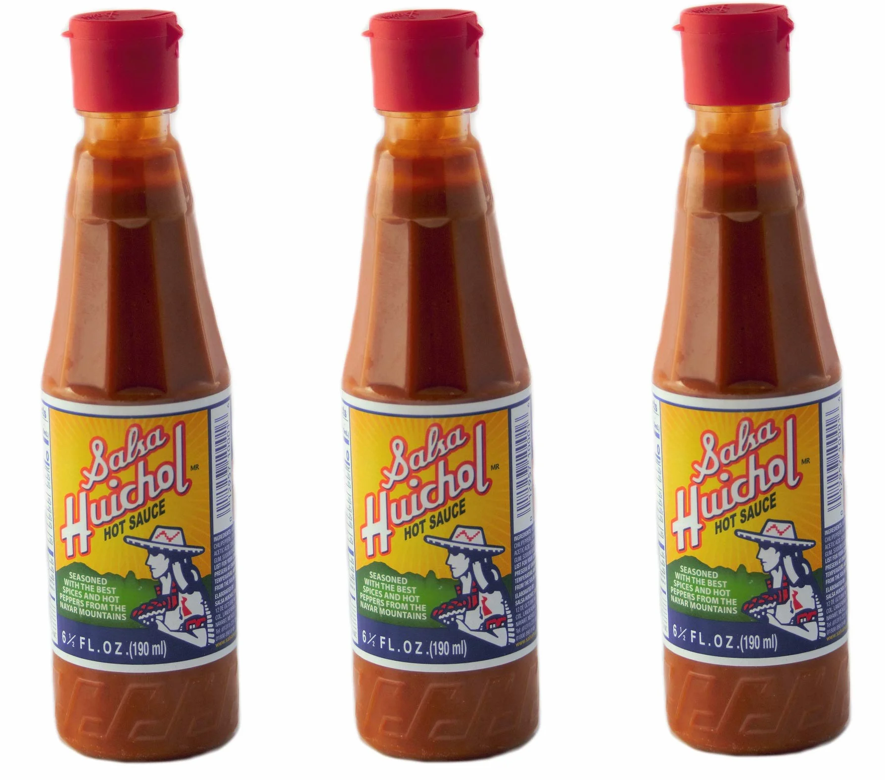 Huichol Salsa Mexicana Caliente (Paquete de 3)