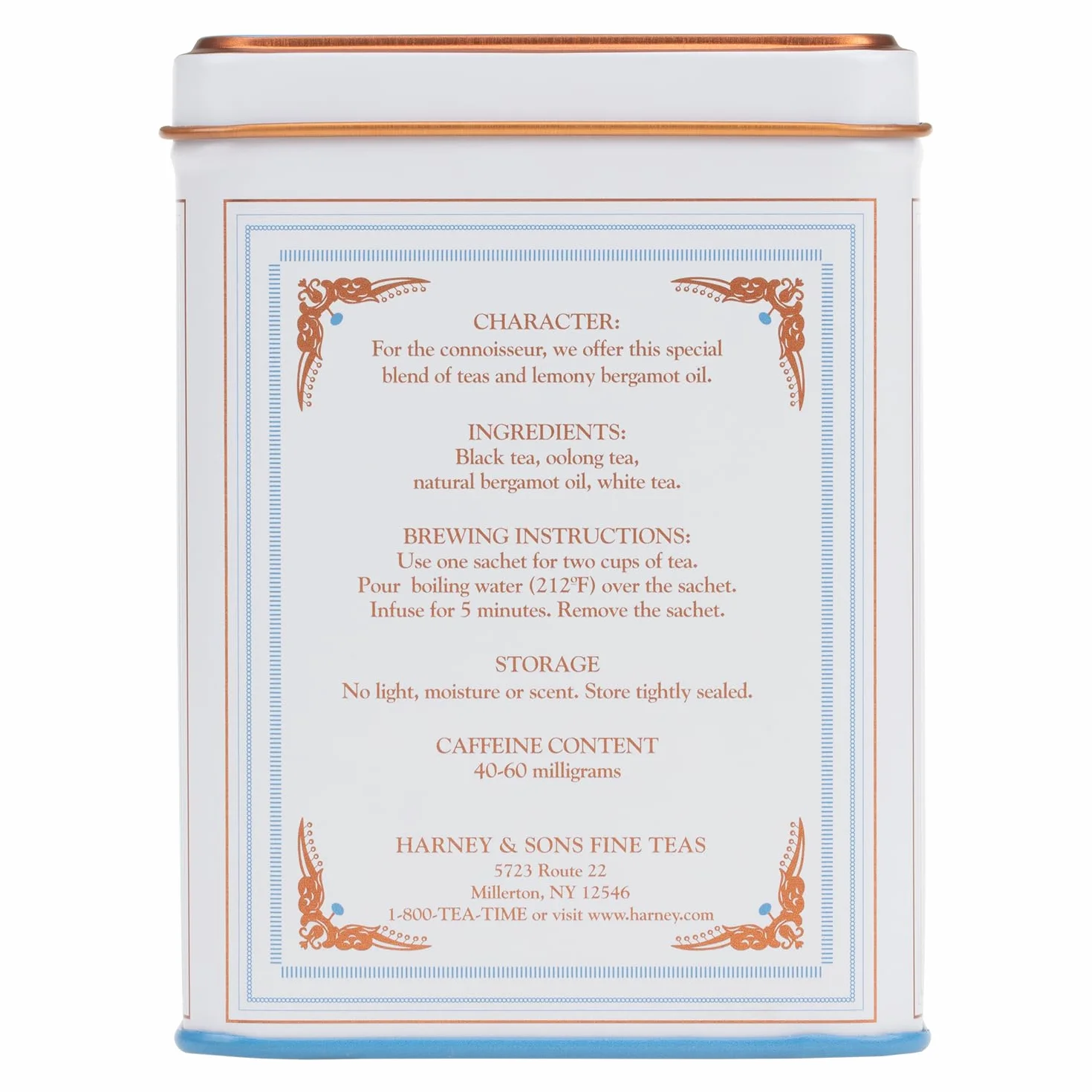 Harney & Sons Earl Grey Supreme Black Tea, 20 Sachets