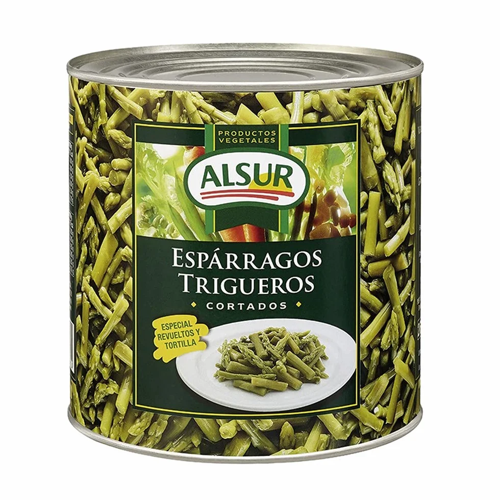 Espárragos Verdes Trigueros Cortados Delgados Alsur Especial Revueltos Y Tortillas Lata 2500 G Primera
