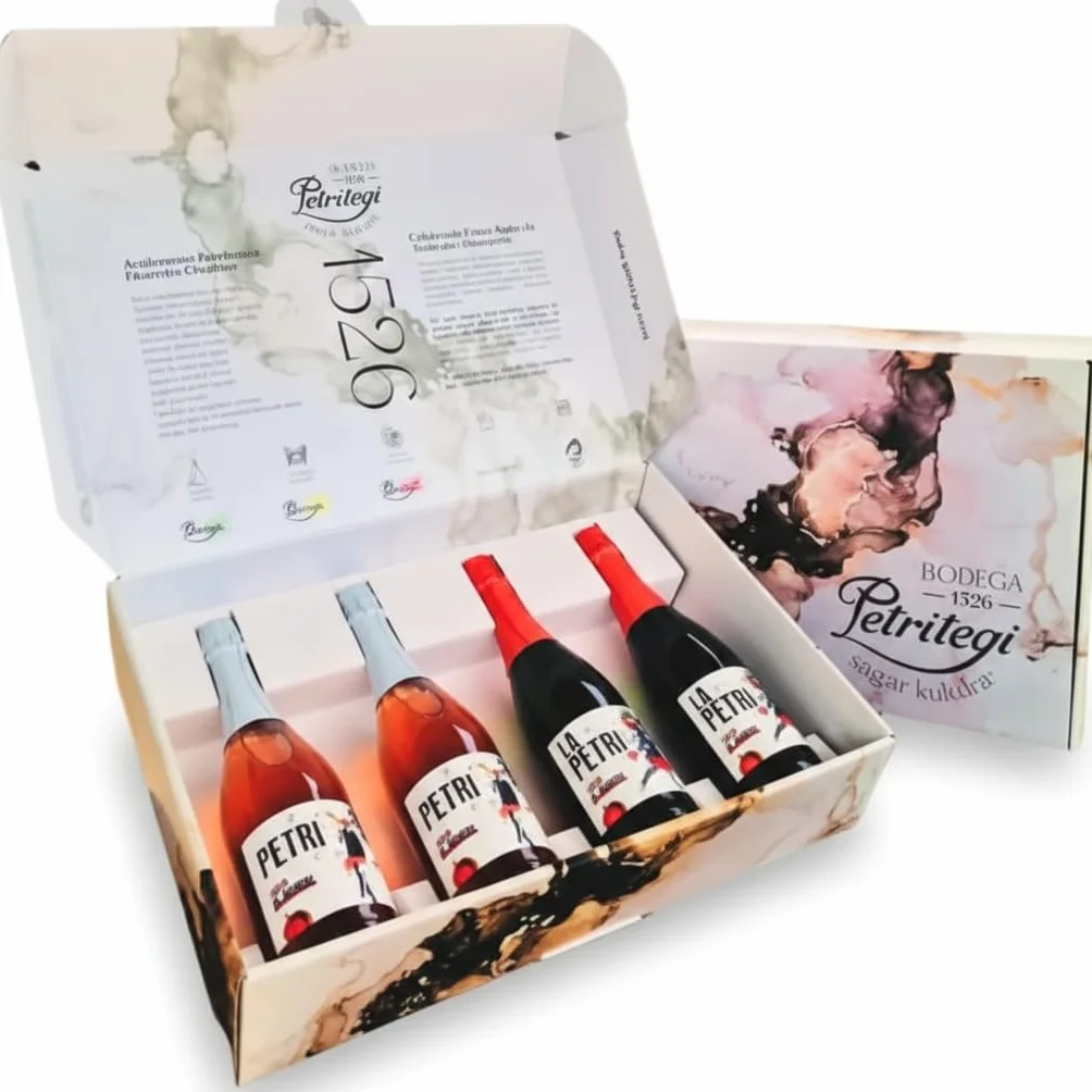 Petri Bubble Selection – Pack Regalo de 4 Sidras Artesanas Refrescantes La Petri & Petri Rosé | 4,8% vol. | Vegana y Sin Gluten | Ideal para Aperitivos, Brindis y Experiencias Gourmet