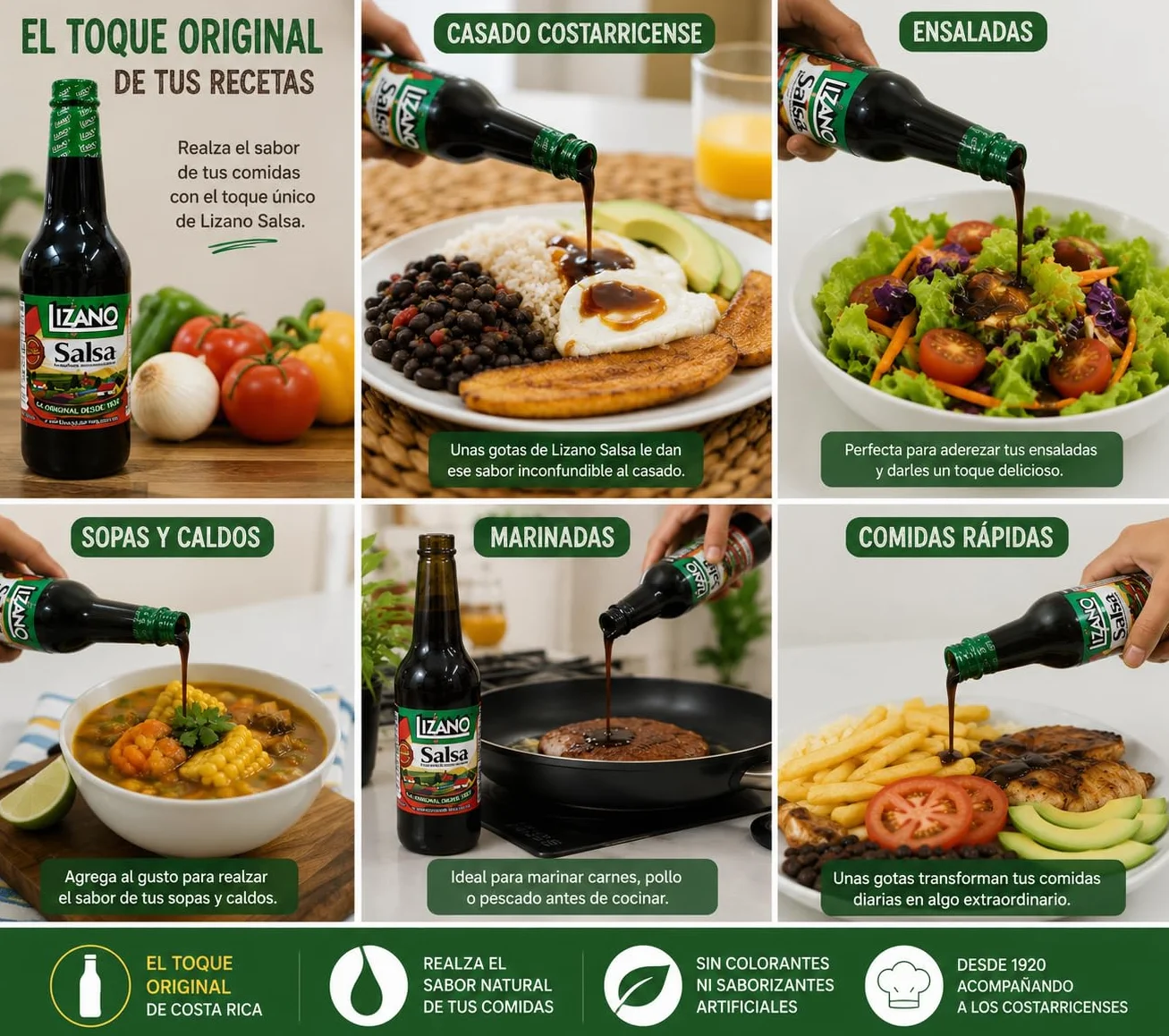 Salsa Lizano de Vegetales y Especias 700 ml
