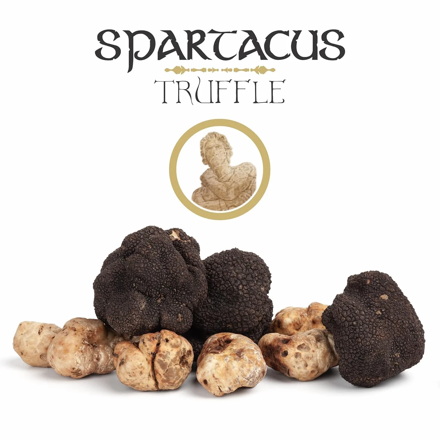 Trufas Negras Spartacus en Aceite de Oliva Virgen Extra 90g - Condimento Gourmet Vegano Sin Gluten