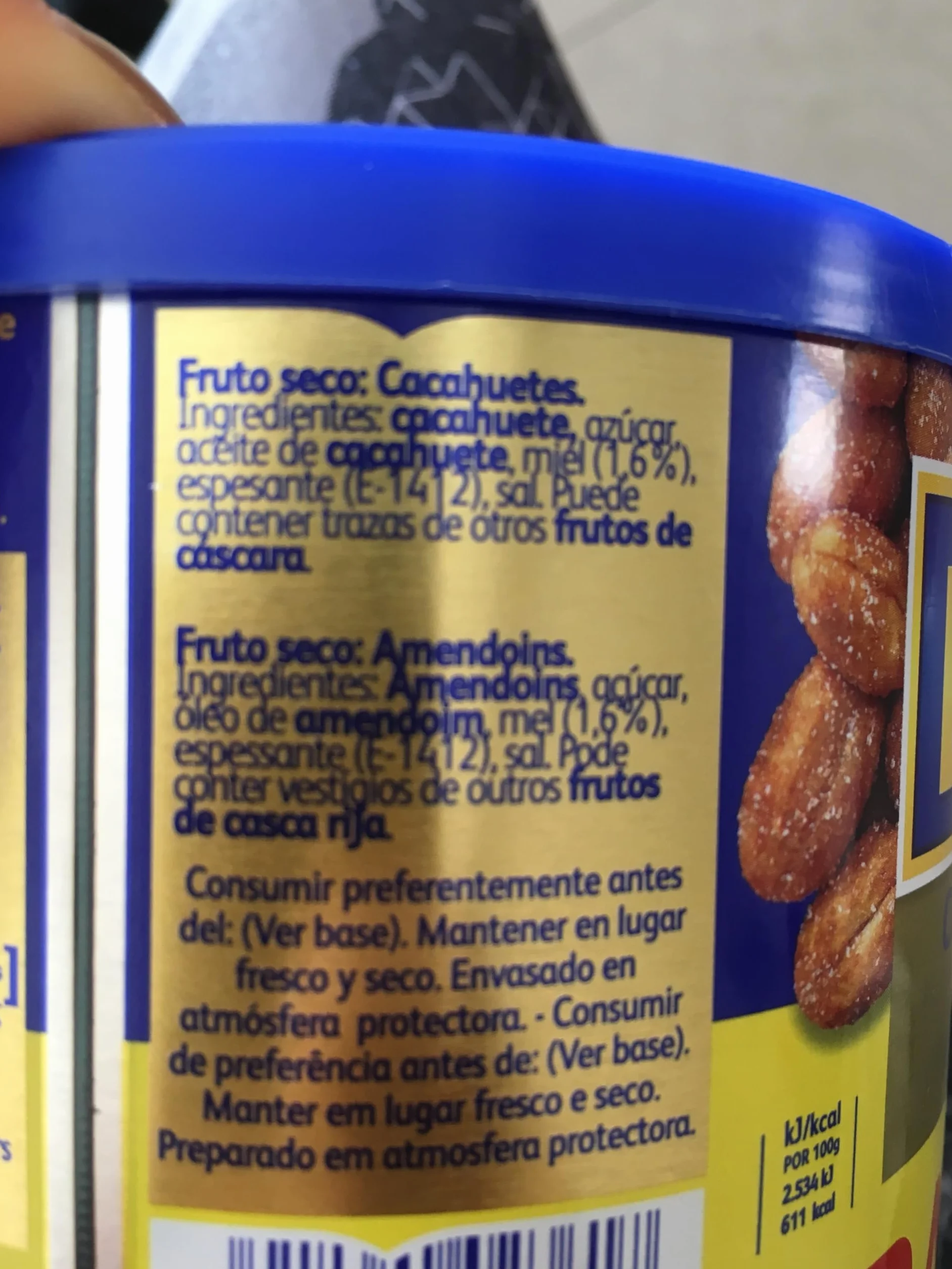 Eagle Cacahuetes Dorados a la Miel y Sal | Pack 2x250g | Snack Crujiente Dulce-Salado | OsoRetail