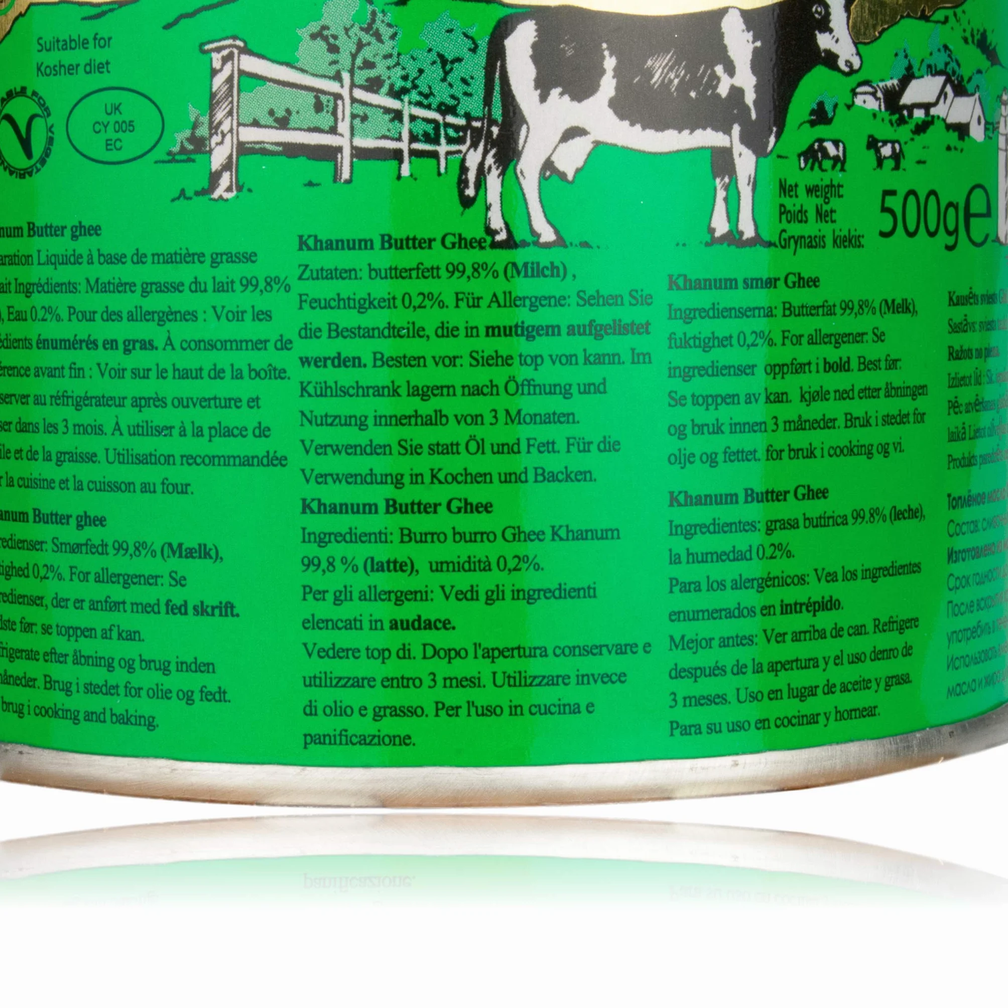 Khanum Ghee Mantequilla 500 g Lote de 2