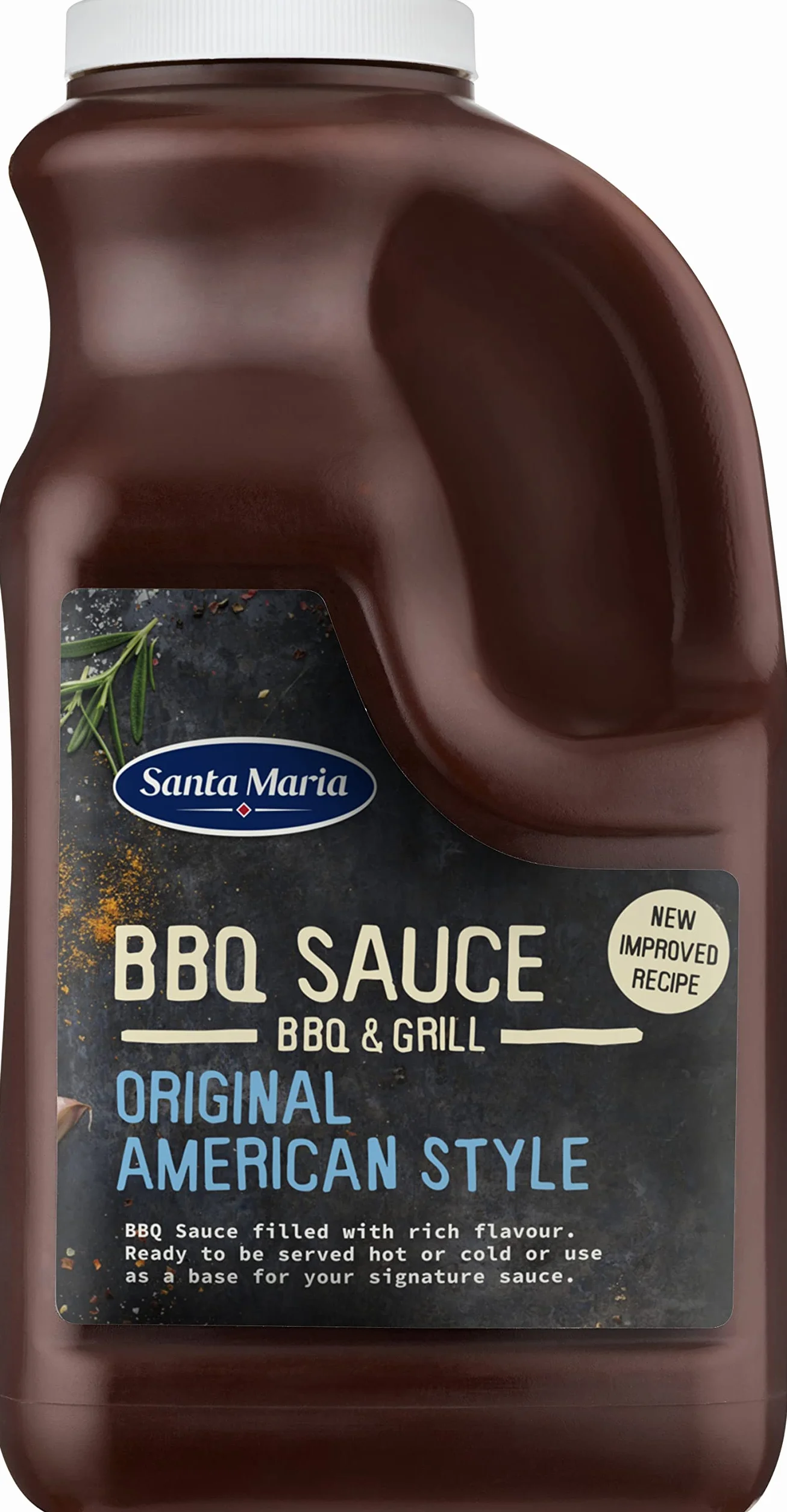 Santa Maria Salsa Barbacoa Dulce y Ahumado Condimento para Carnes BBQ Estilo Americano 2575 g
