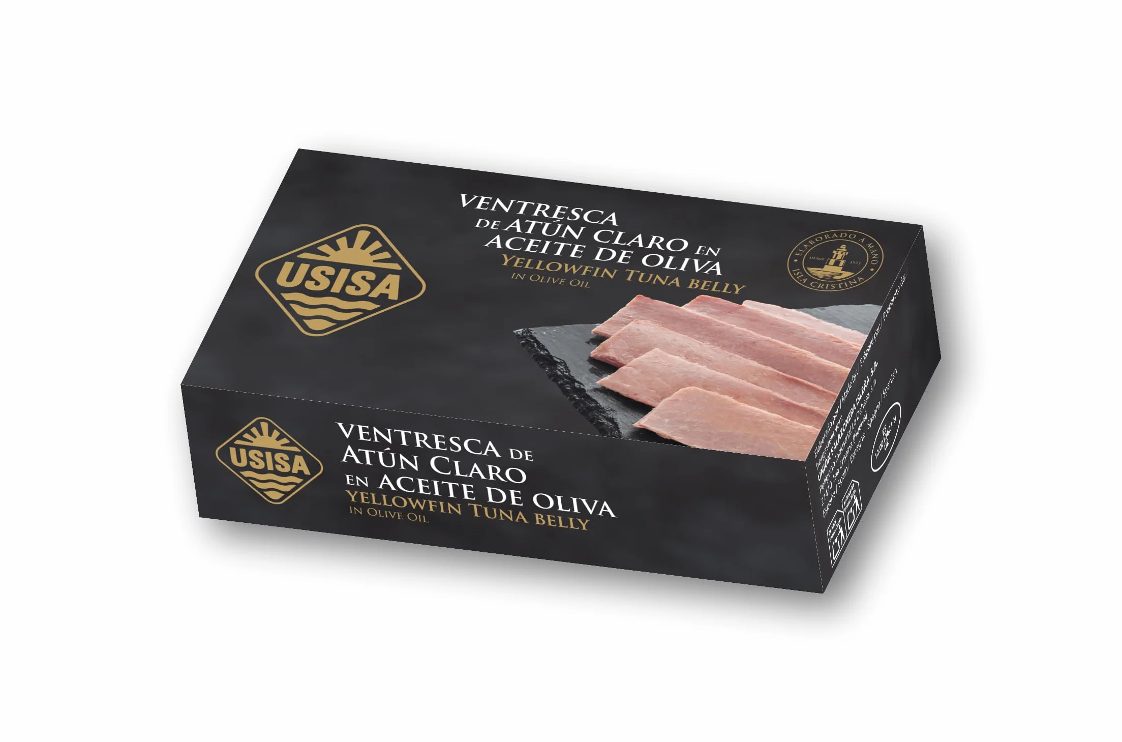 USISA Ventresca de Atún Claro en Aceite de Oliva 5 Latas 120g