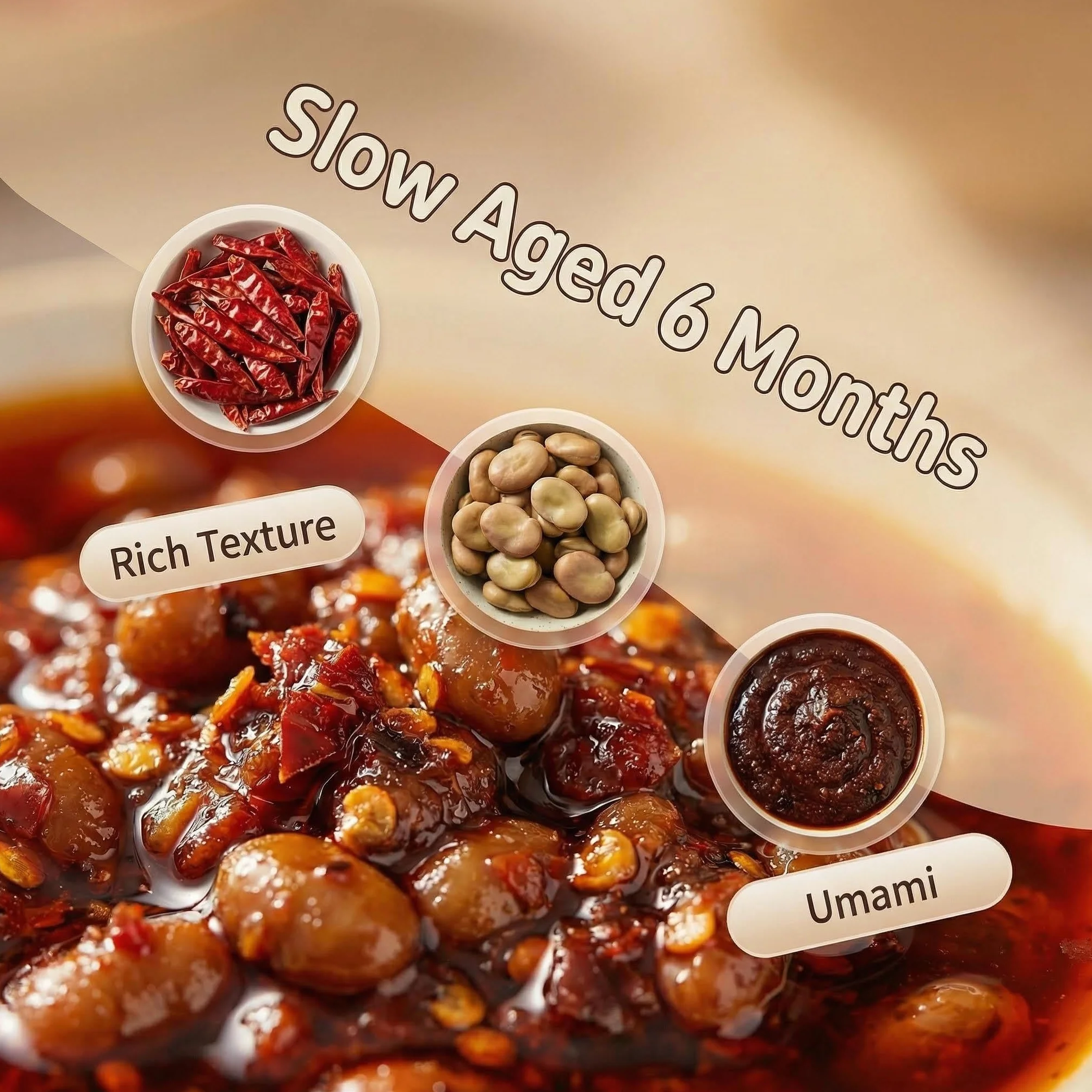 Doubanjiang 500g sticky chili bean sauce - Auténtica pasta de judías con chile rojo de Sichuan para cocinar y condimentar