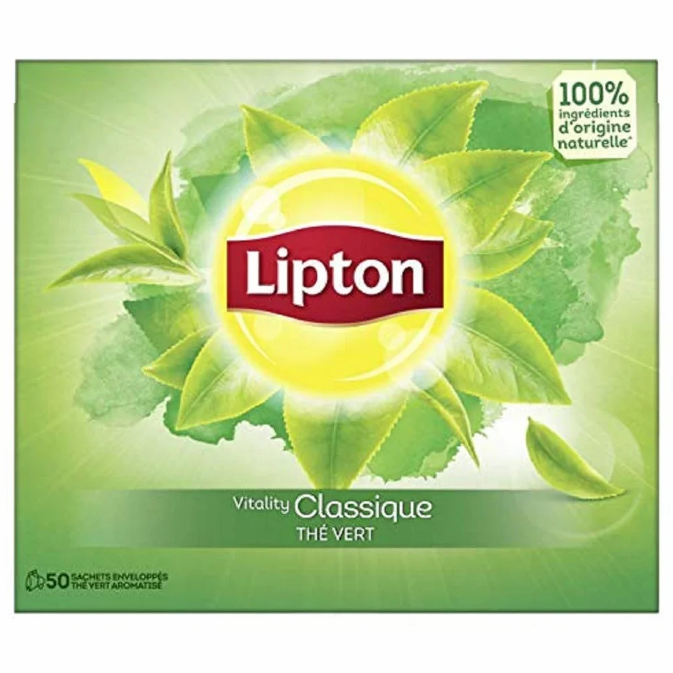 Lipton Té Verde Clásico, Sabor Ligero y Sutil, Rainforest Alliance 100 Bolsas