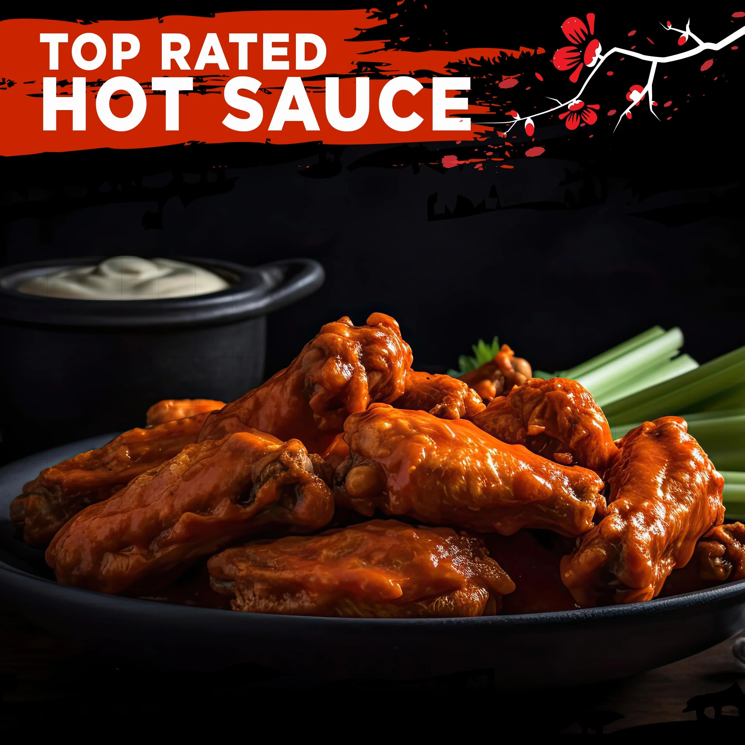 WASABI-O Combo Set of 2 Wasabi Original Sauce 62g & Wasabi Red Chili Sauce 55g