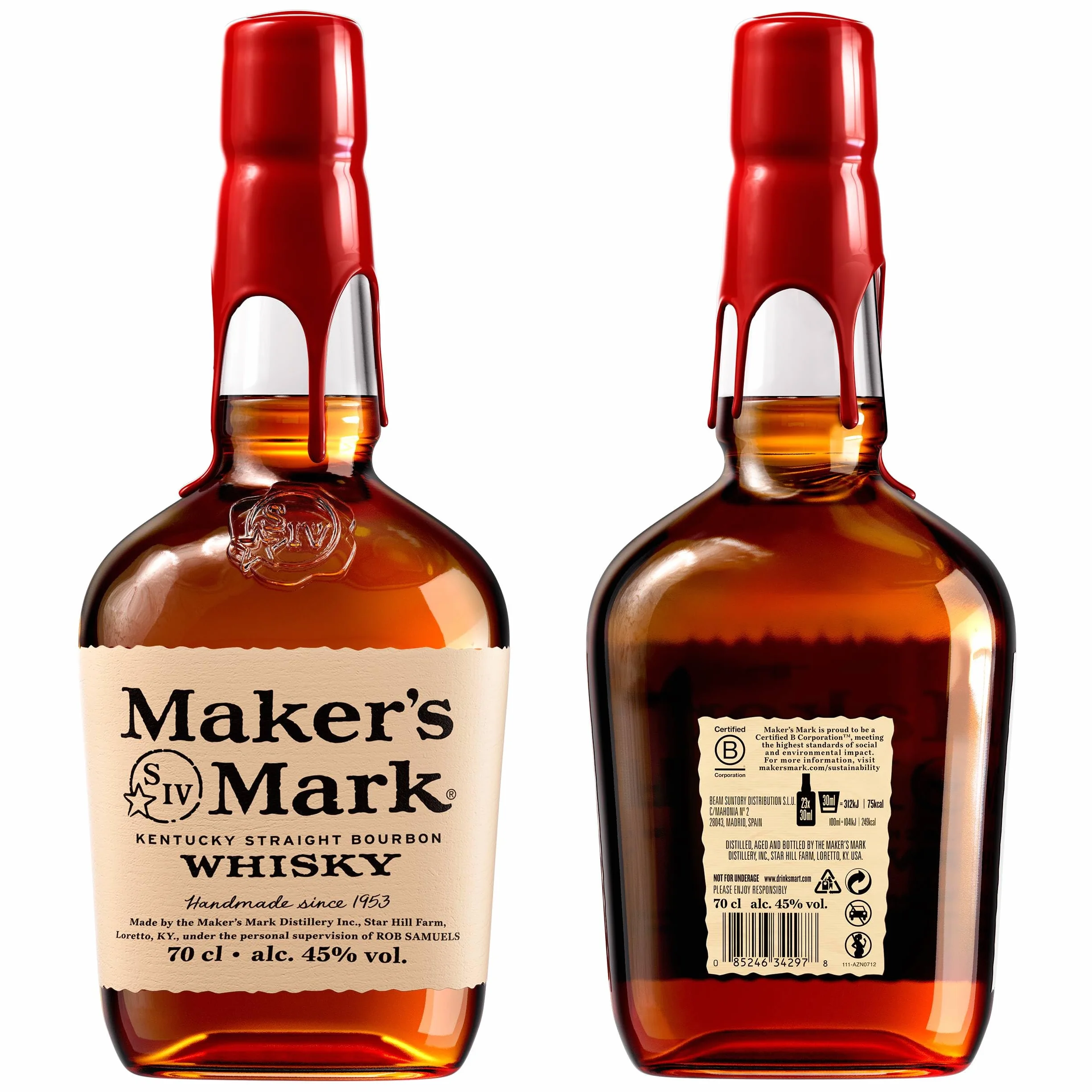 Maker's Mark Whisky Kentucky Straight Bourbon 70cl