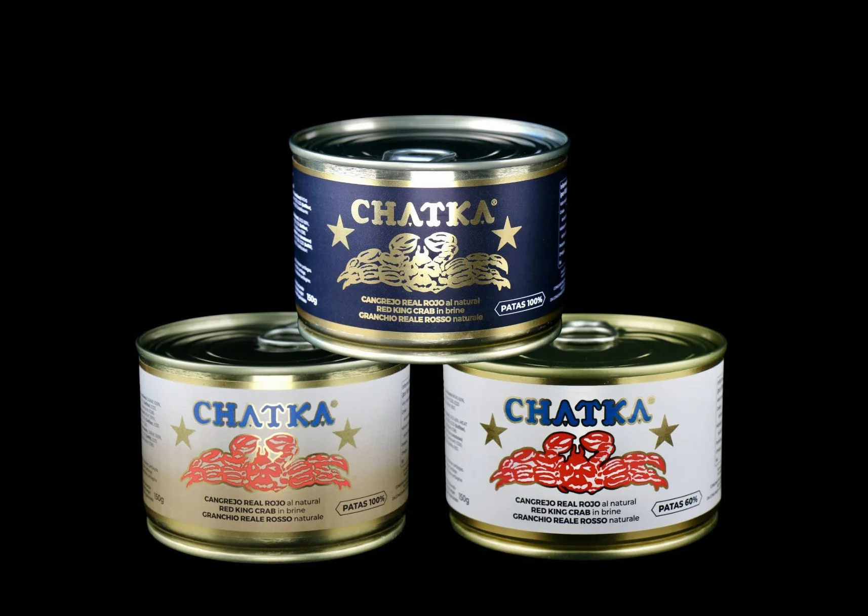 Conserva de cangrejo Real rojo 60% patas y carne desmigada 65 g