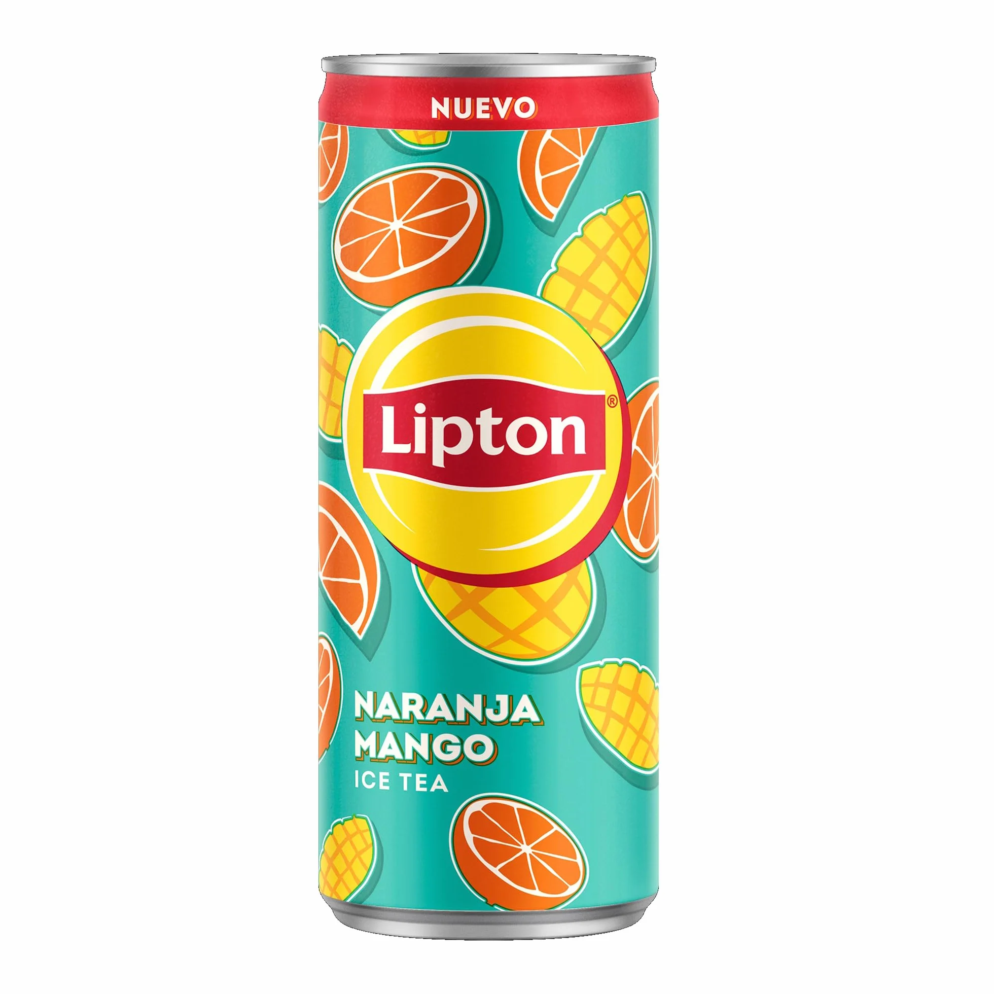 Lipton Ice Tea Naranja Mango Lata 330 ml Bebida Refrescante de Té Negro