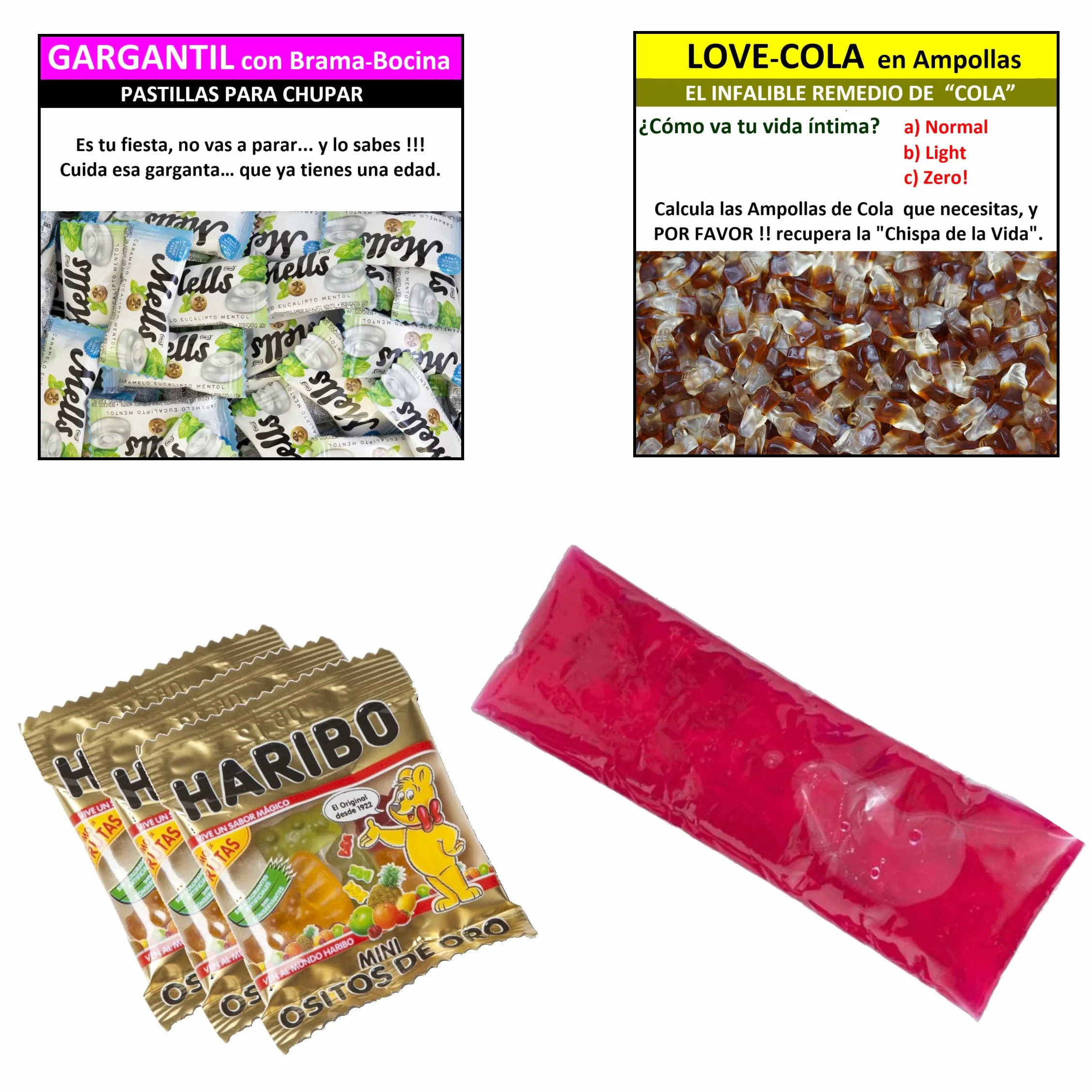 Regalo Original de Cumpleaños 40 50 60 Años – Botiquín con Chuches y Golosinas, Sorpresa Divertida con 10 Simulaciones de Medicinas