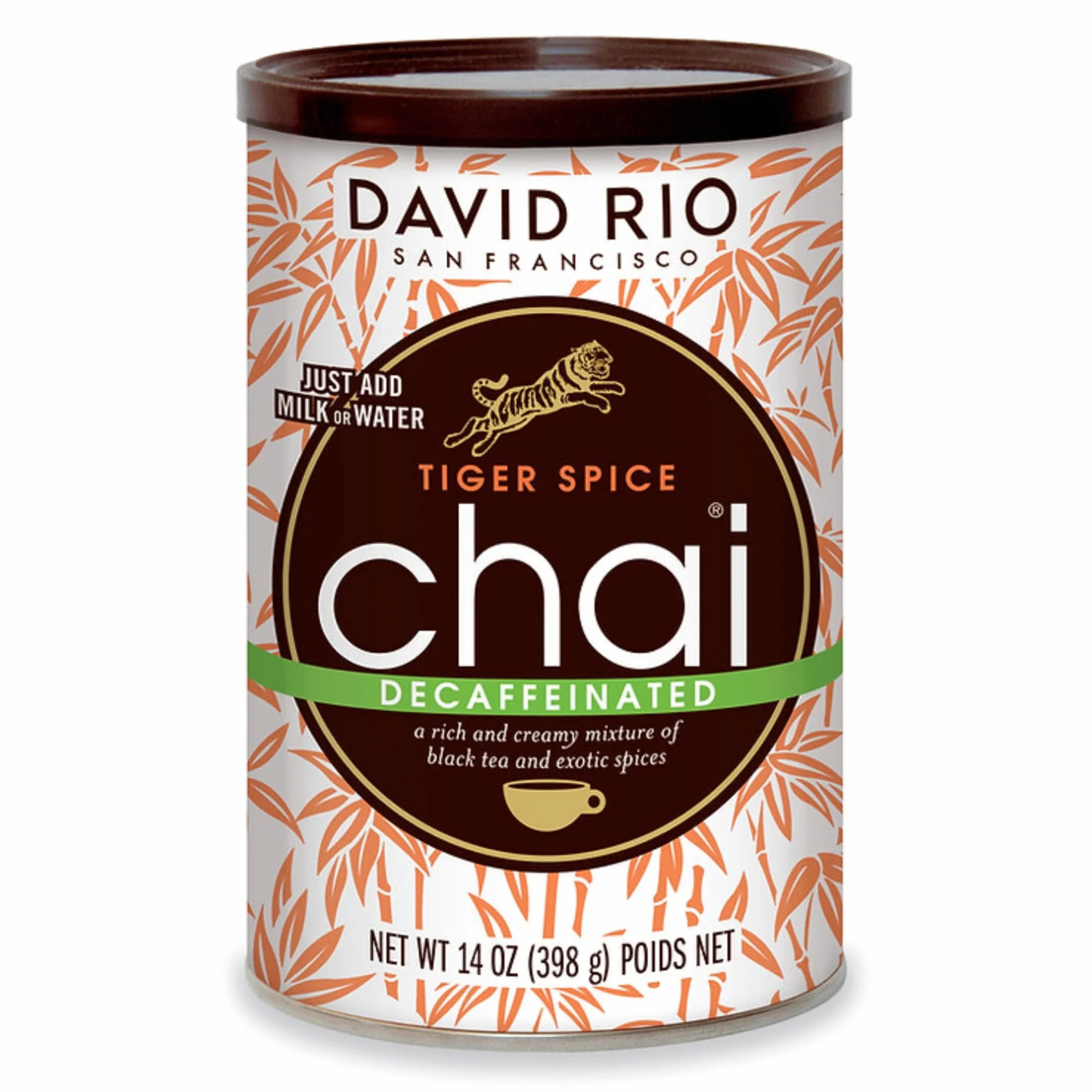 David Rio Chai Mix, Decaf Tiger Spice, 14 Ounce