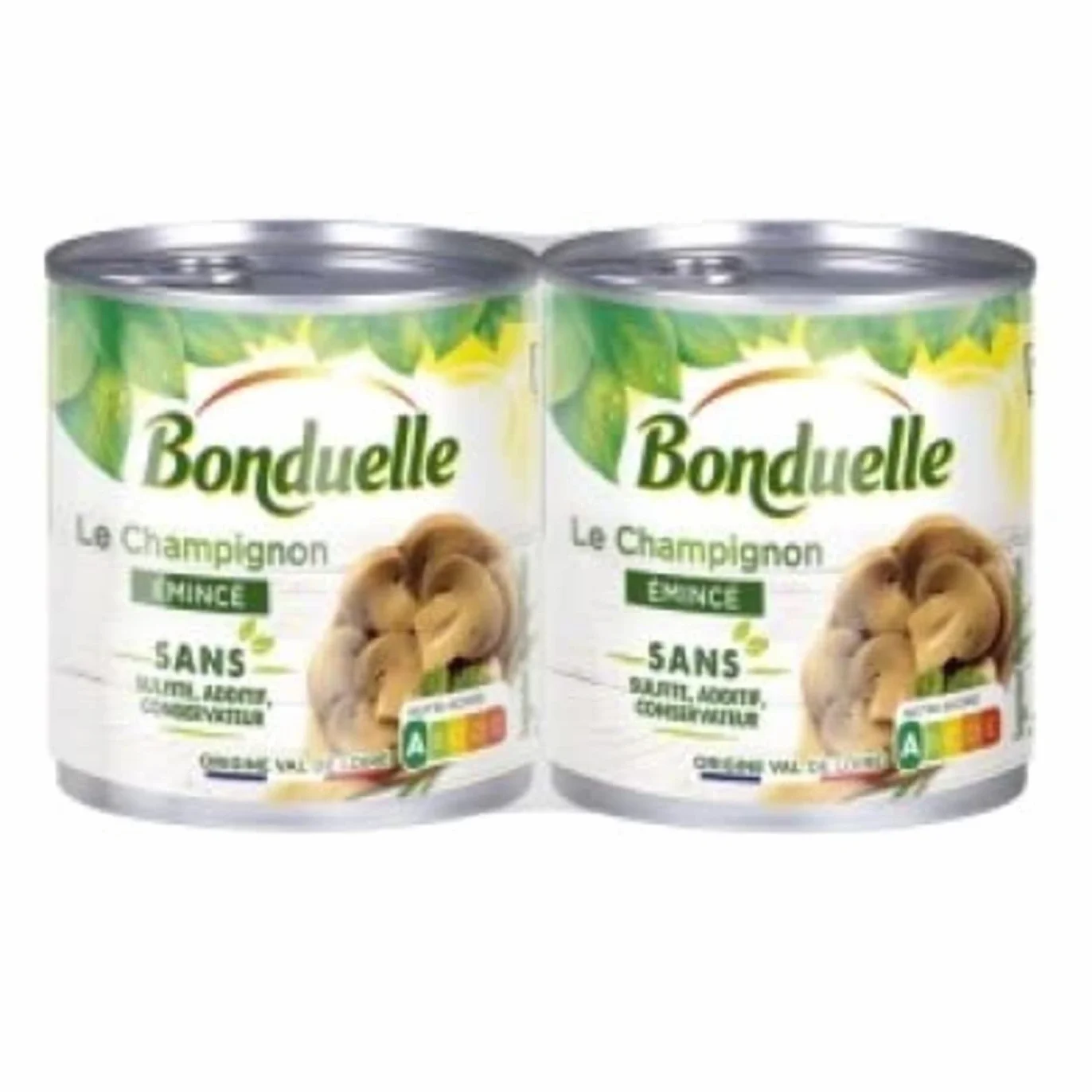 Bonduelle Champiñones picados sin sulfito 2x115g