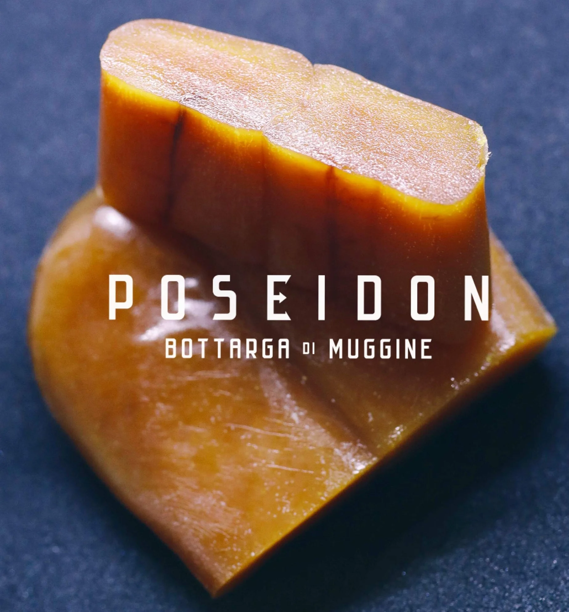 Poseidon Bottarga huevas de salmonete sazonadas Superfood mediterránea de Cerdeña Importado 100-130 gm Kosher