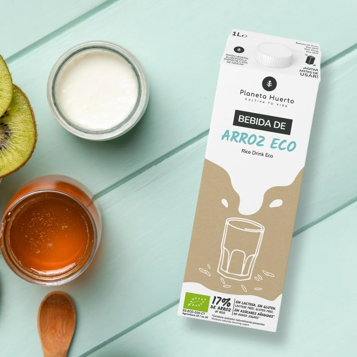 Pack 12× Bebida de Arroz ECO 1 L – Bebida Alternativa Vegetal Ecológica sin Lactosa