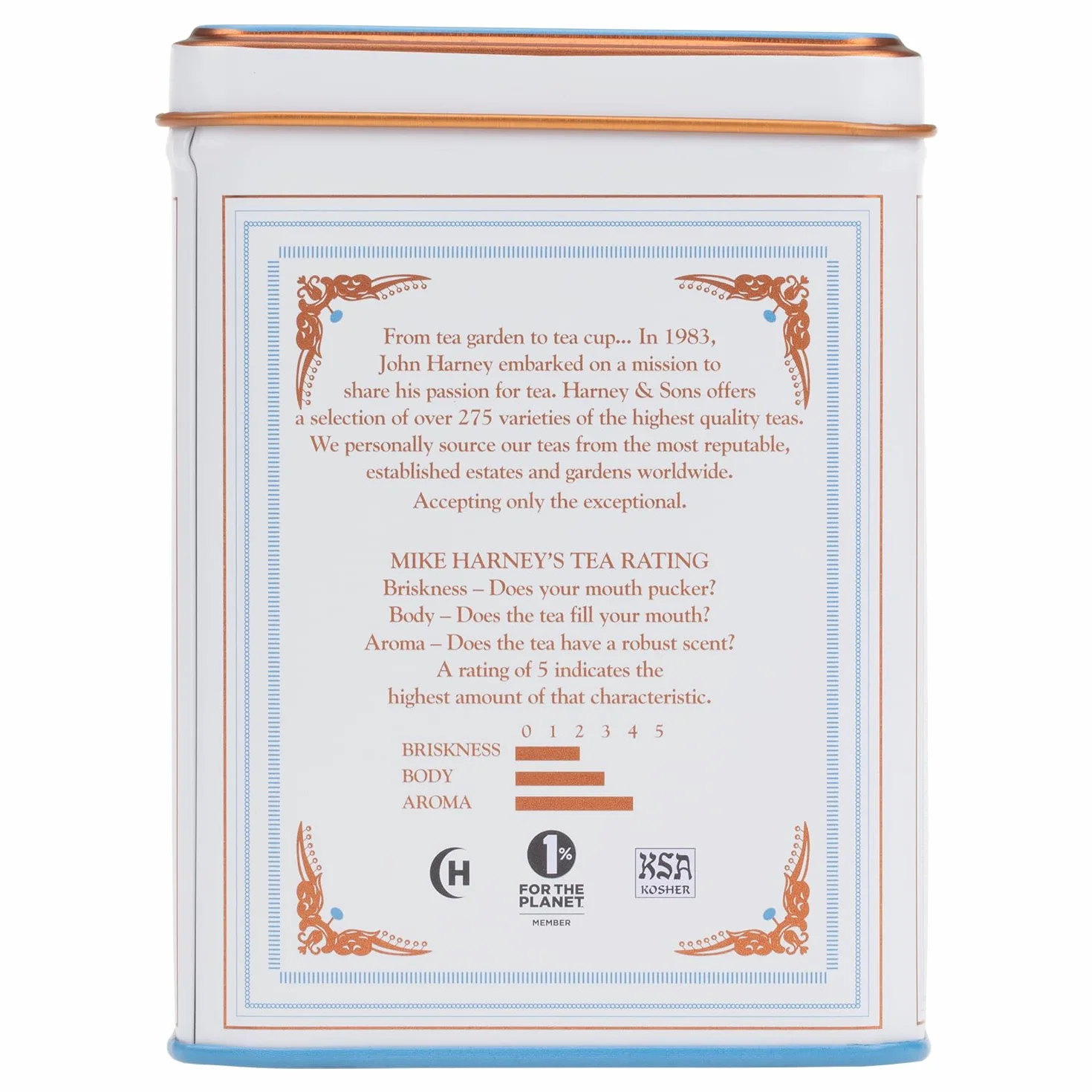 Harney & Sons Earl Grey Supreme Black Tea, 20 Sachets
