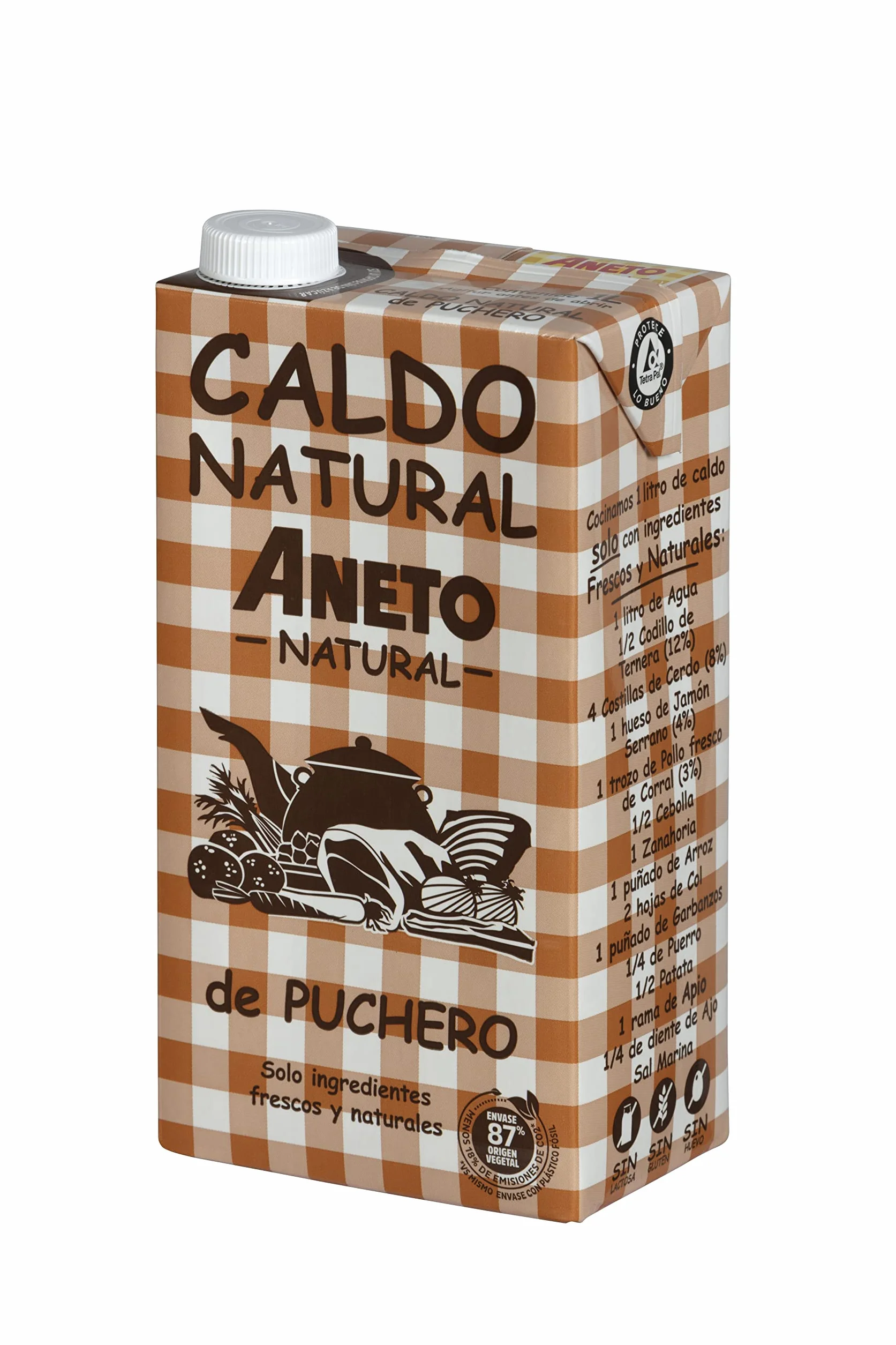Aneto Caldo de Puchero Natural 6x1L