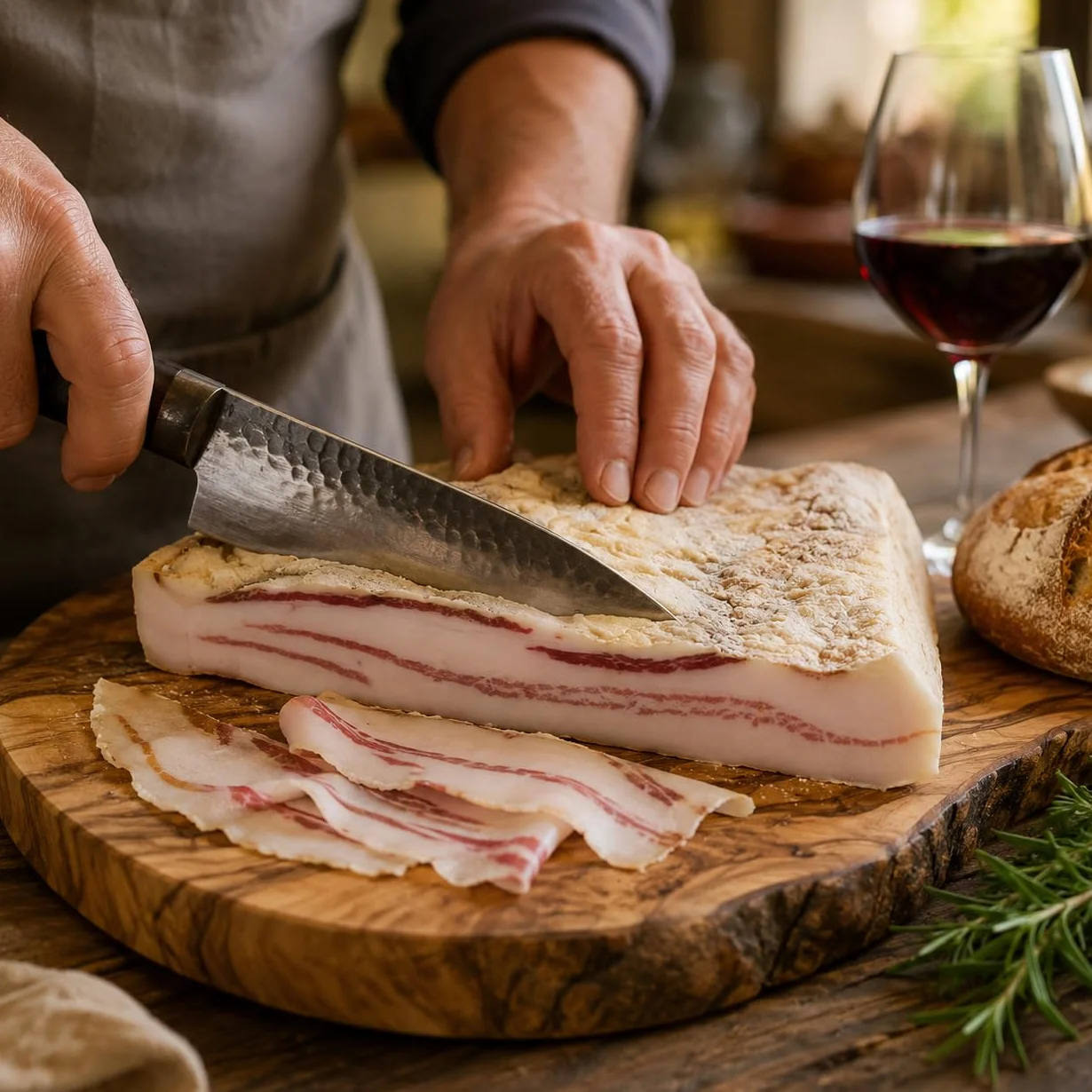 Panceta Ibérica de Bellota Pieza Entera 1500-2000 g Curada Lentamente en Bodega Natural