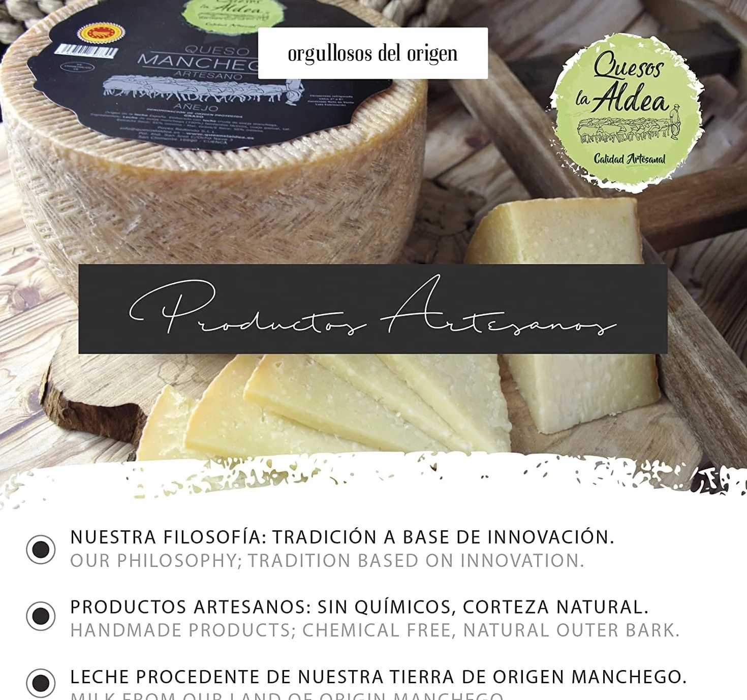 Queso Artesano de Oveja Semicurado con Trufa 0.75 kg Lote Gourmet para Regalo
