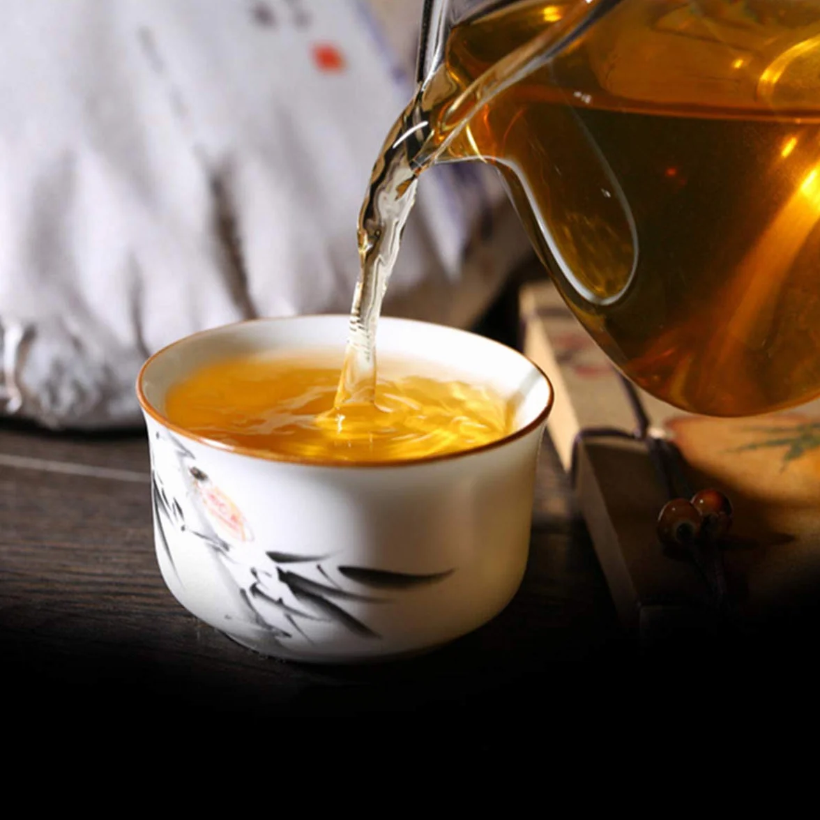 2009 Raw Tea Menghai Dayi 7542 Sheng Pu-Erh Tea Cake 357g P251 Tè verde naturale