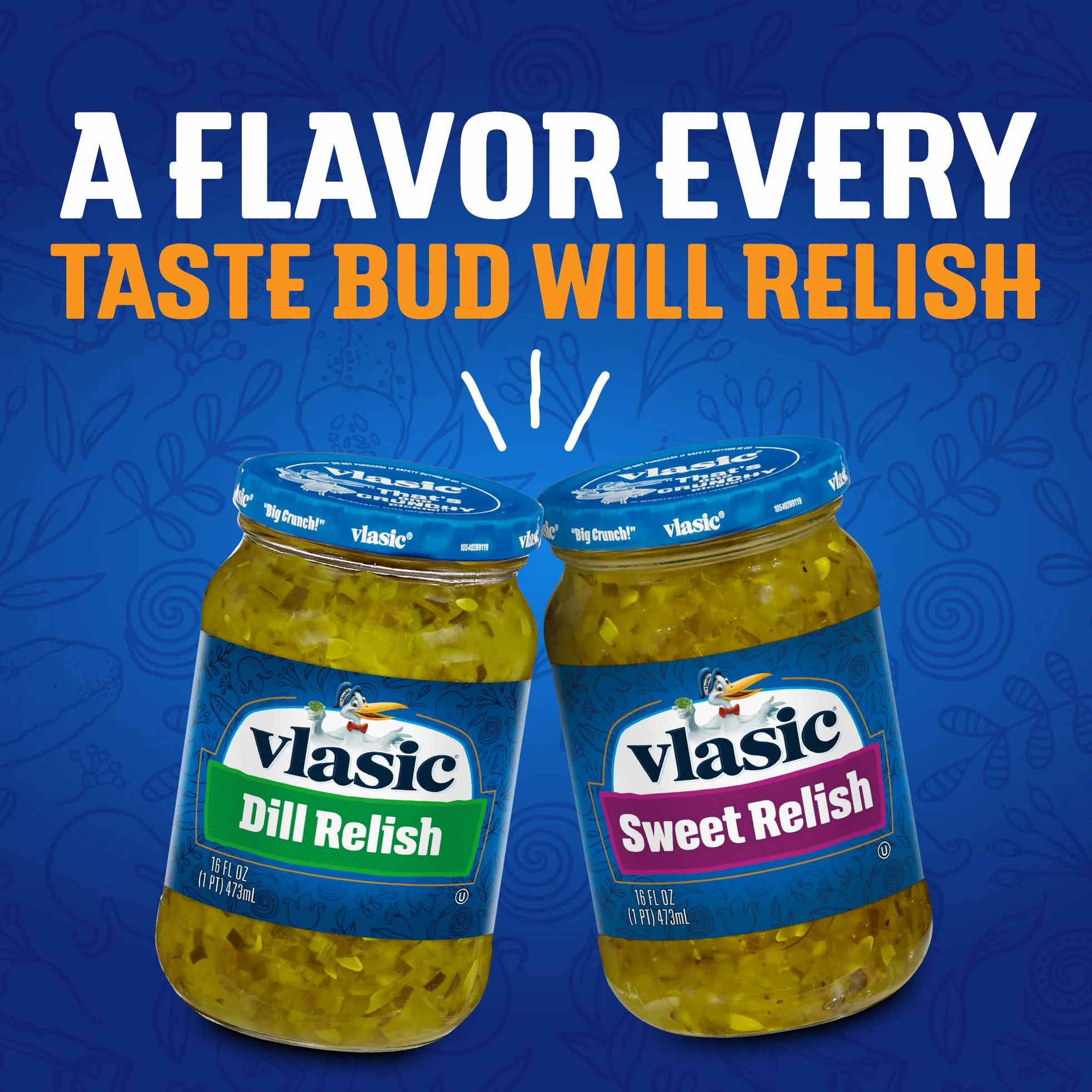 VLASIC Sweet Relish, 24 onzas