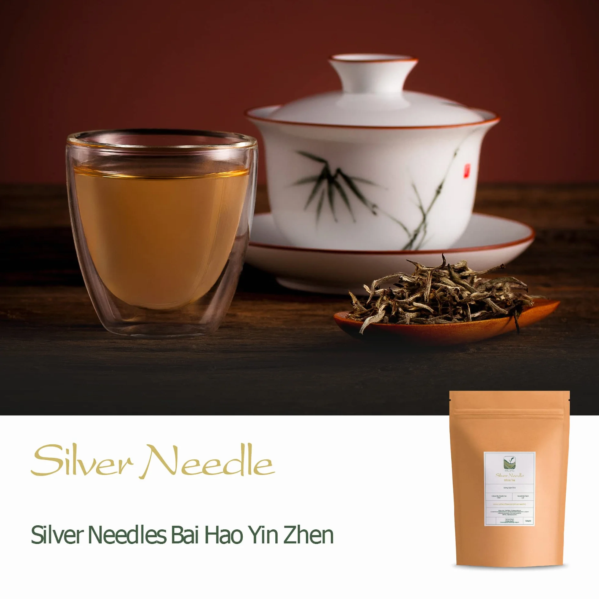 Bai Hao Yin Zhen Silver Needle Té Blanca China 40g